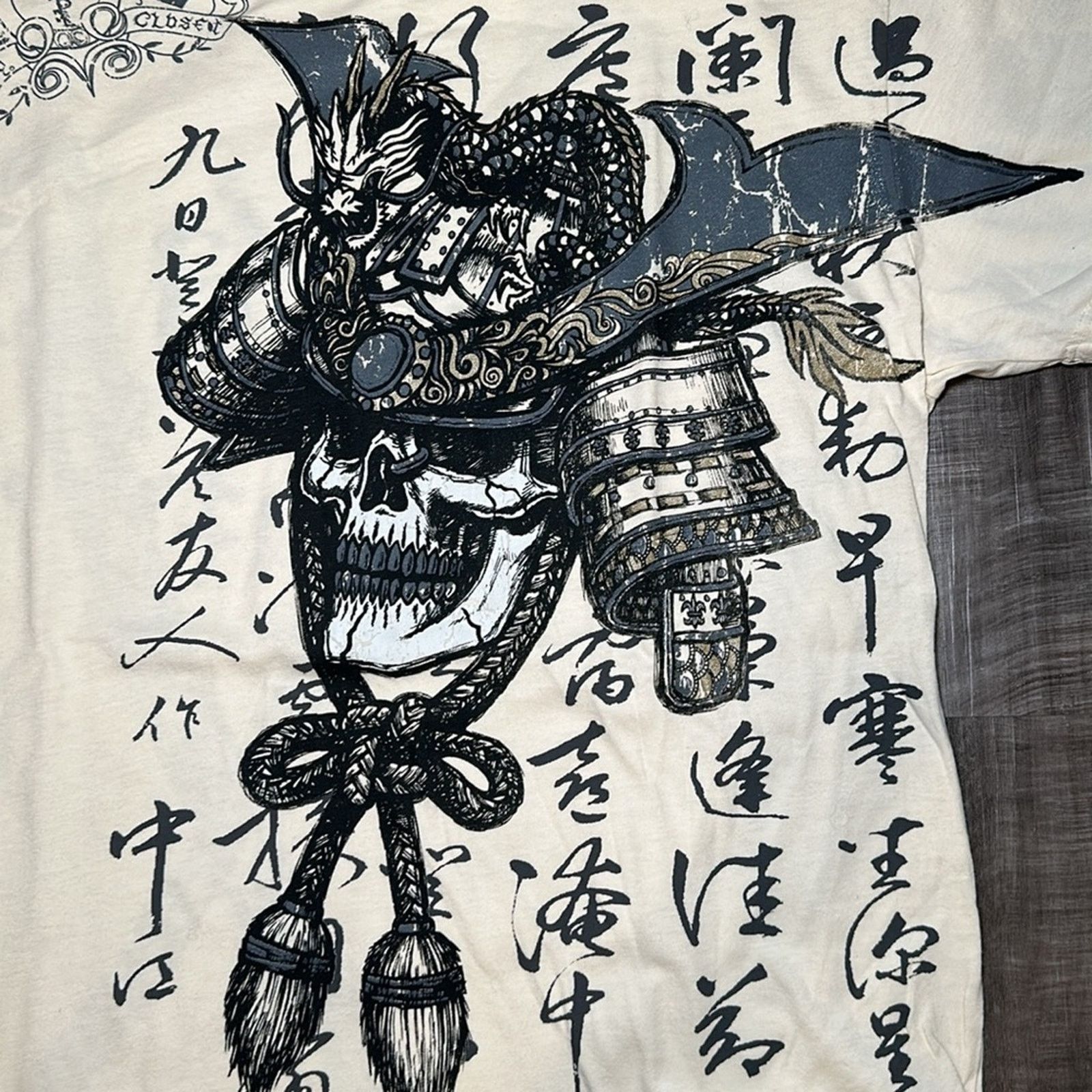 Other Key Closet Samurai Skull Y2K Tee - Medium Size US M / EU 48-50 / 2 - 5 Thumbnail