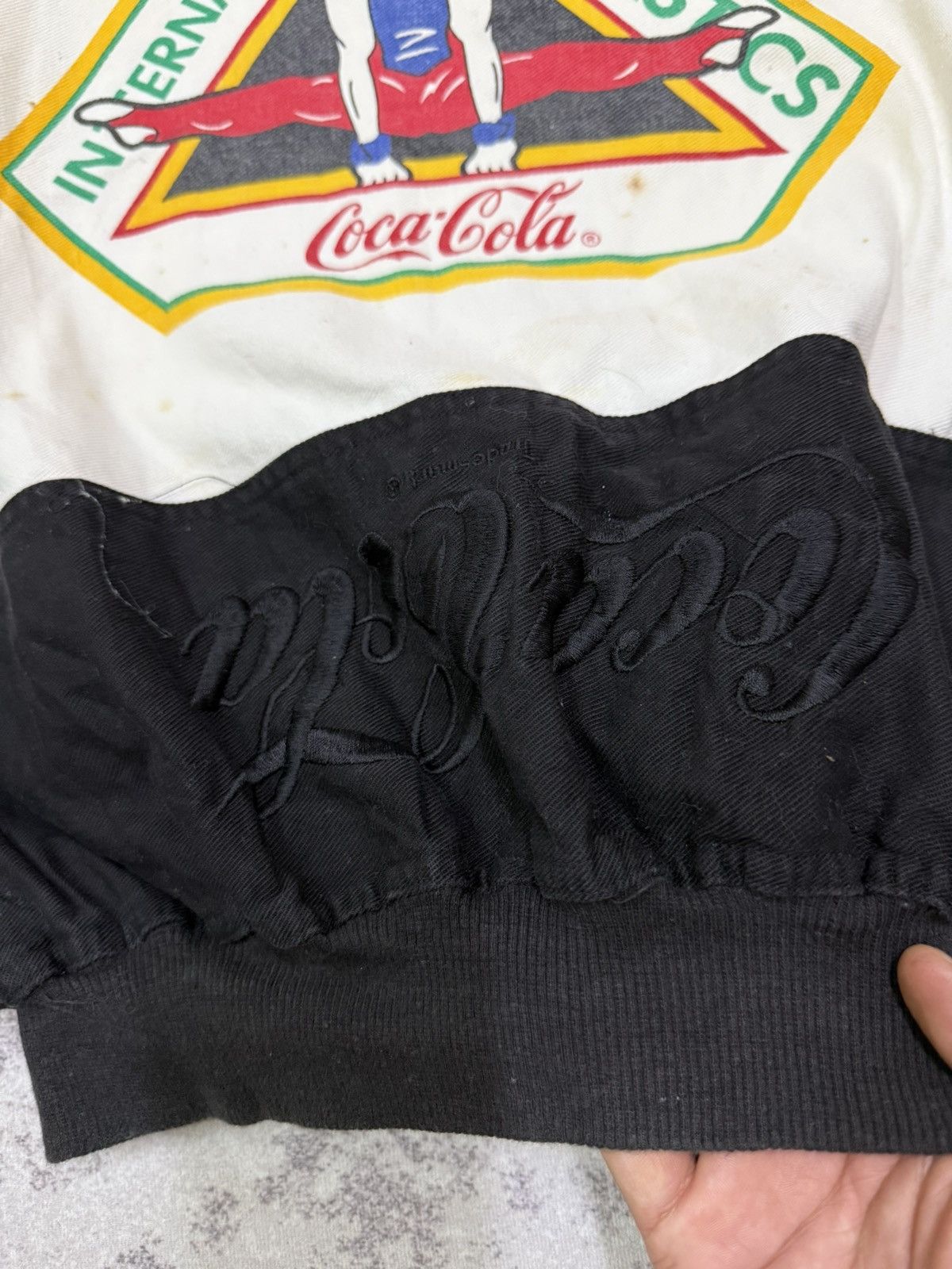 Coca Cola Vintage 80s Coke international Gymnastic Sweatshirt Size US M / EU 48-50 / 2 - 8 Thumbnail