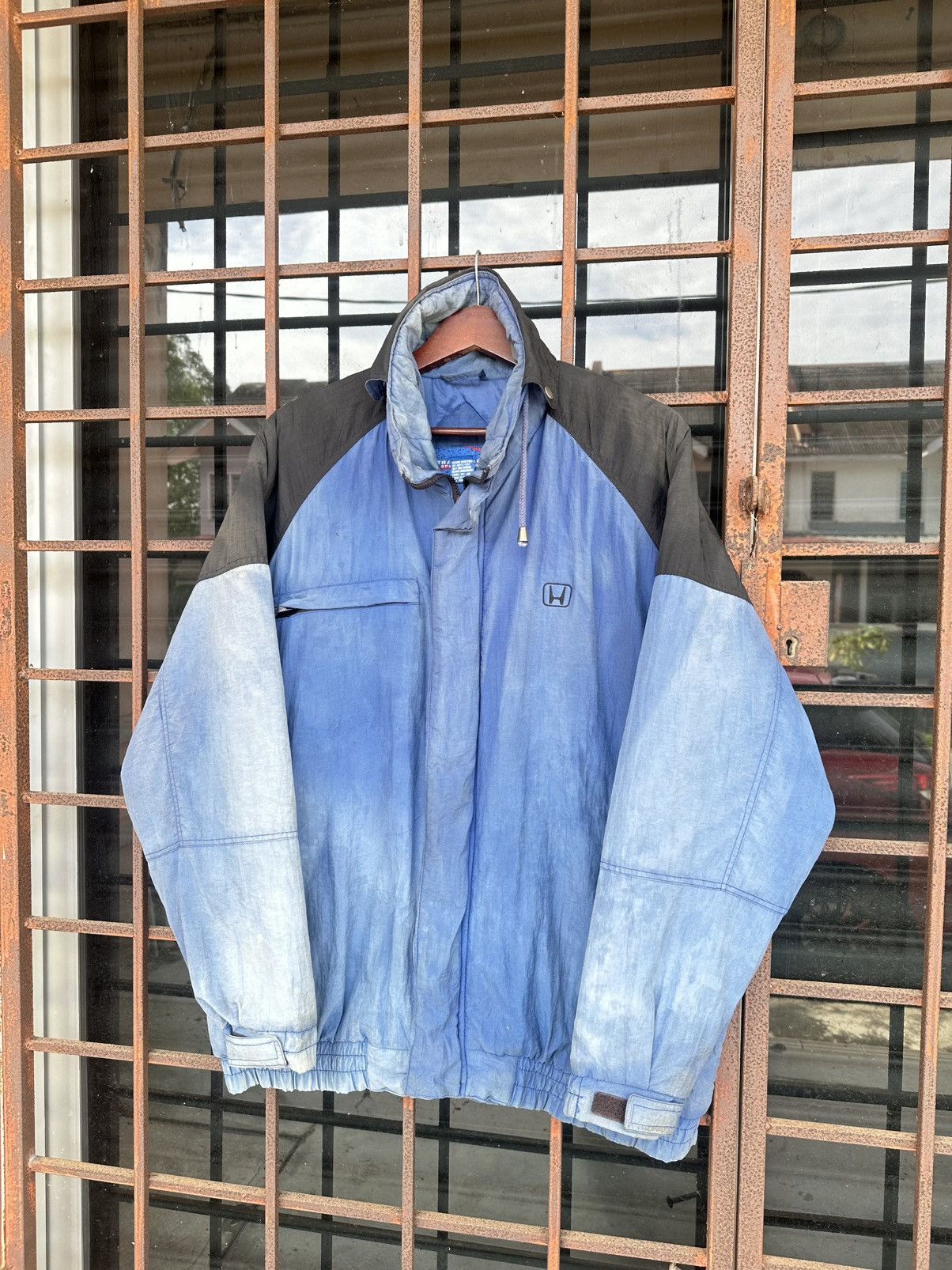Vintage THRASHED HONDA Long Utility Jacket Size US L / EU 52-54 / 3 - 3 Thumbnail