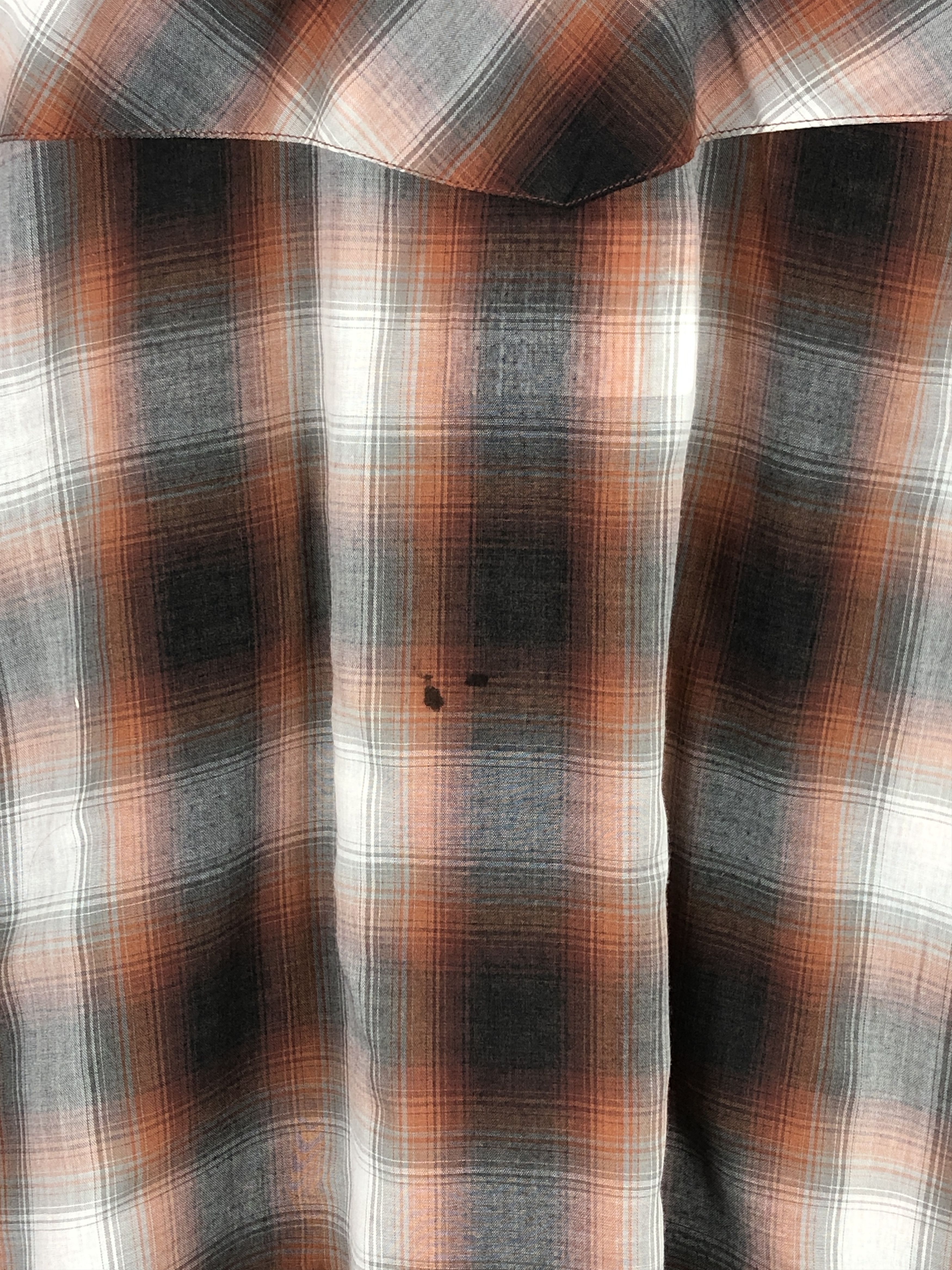 Japanese Brand × Vintage Vintage Japanese Brand Shadow Plaid Button Up Shirt TA0482 Size US L / EU 52-54 / 3 - 10 Thumbnail