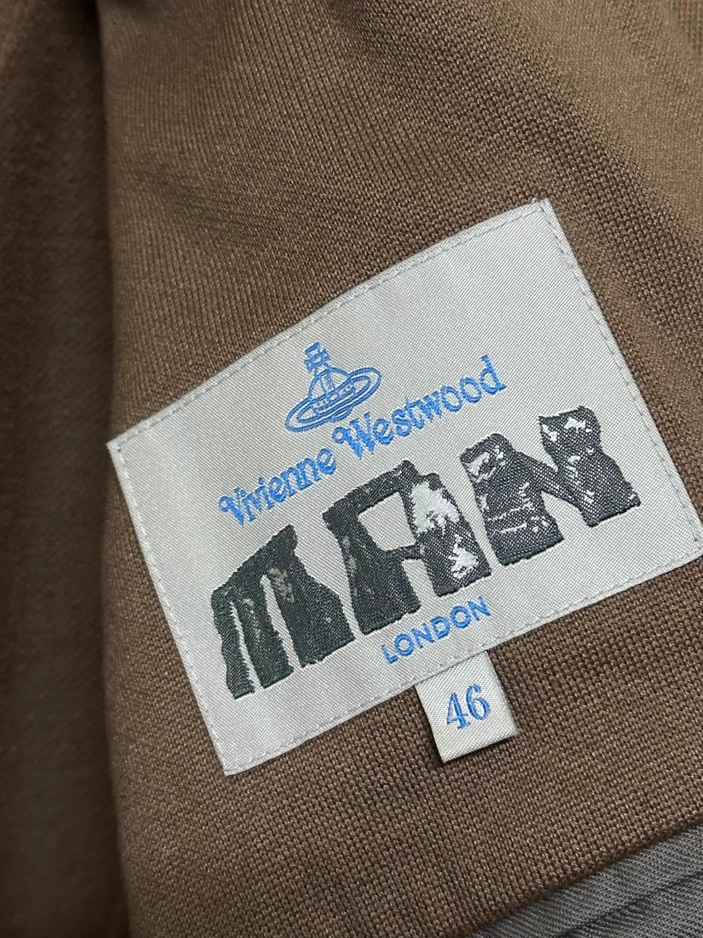 Vivienne Westwood Vivienne Westwood 2000s Man Soft Tailored Brown Jacket Size US S / EU 44-46 / 1 - 3 Thumbnail