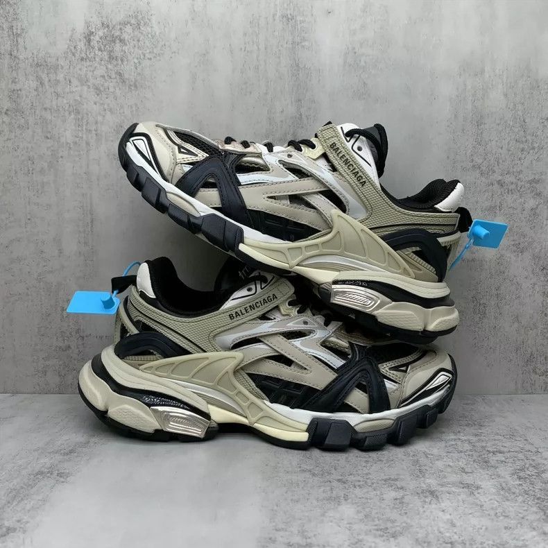 Balenciaga Balenciaga Track Sneakers in Milk Tea Color-2505 Size US 5 / IT 35 - 2 Thumbnail