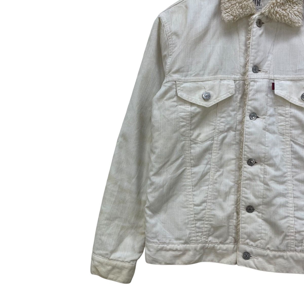 Edwin 💥Vintage Edwin Corduroy Blanket Shearling Jacket Size US S / EU 44-46 / 1 - 5 Thumbnail