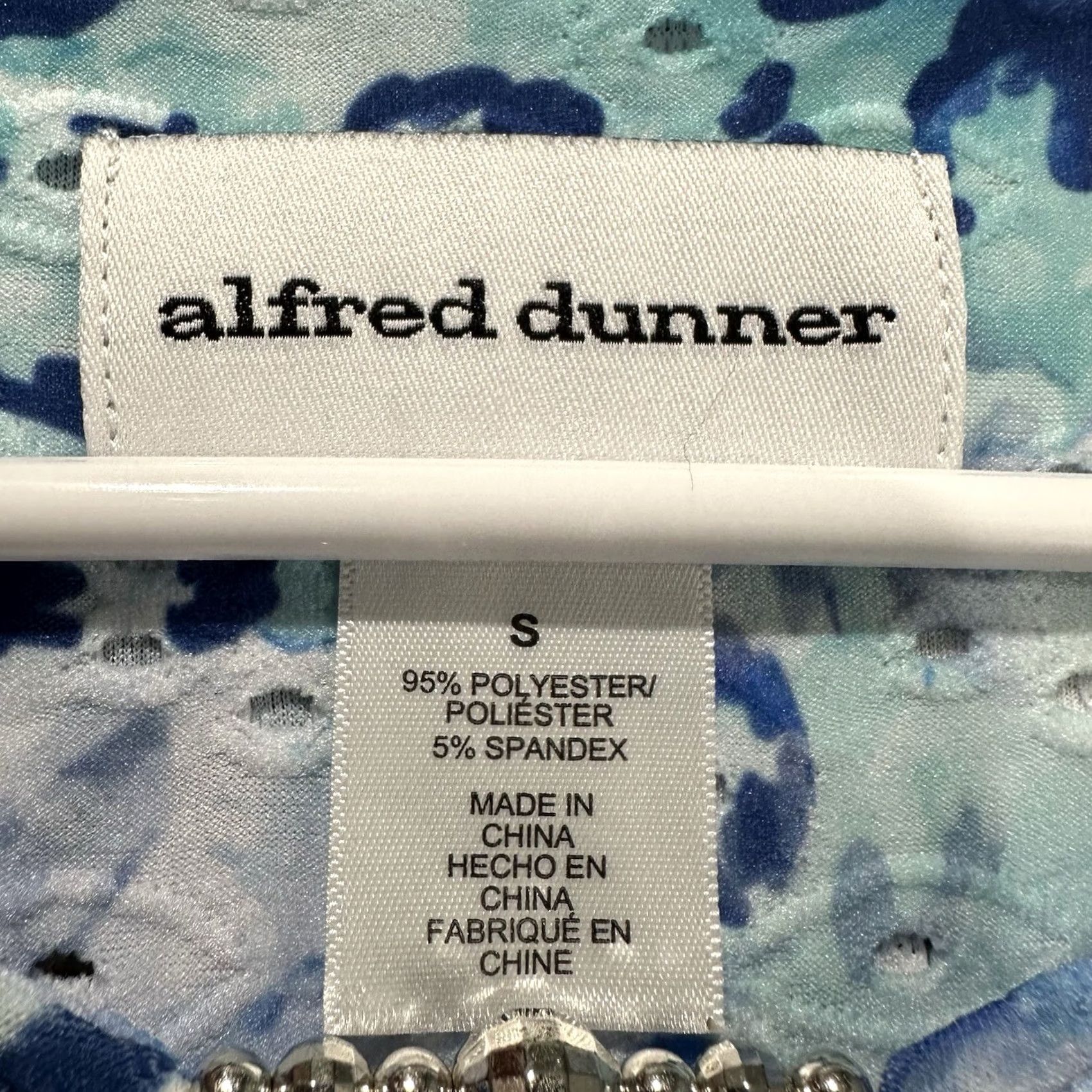 Vintage Alfred Dunner Top Womens S Paradise Island Animal Print 3/4 Sleeve Asymetrical S Size S / US 4 / IT 40 - 4 Thumbnail