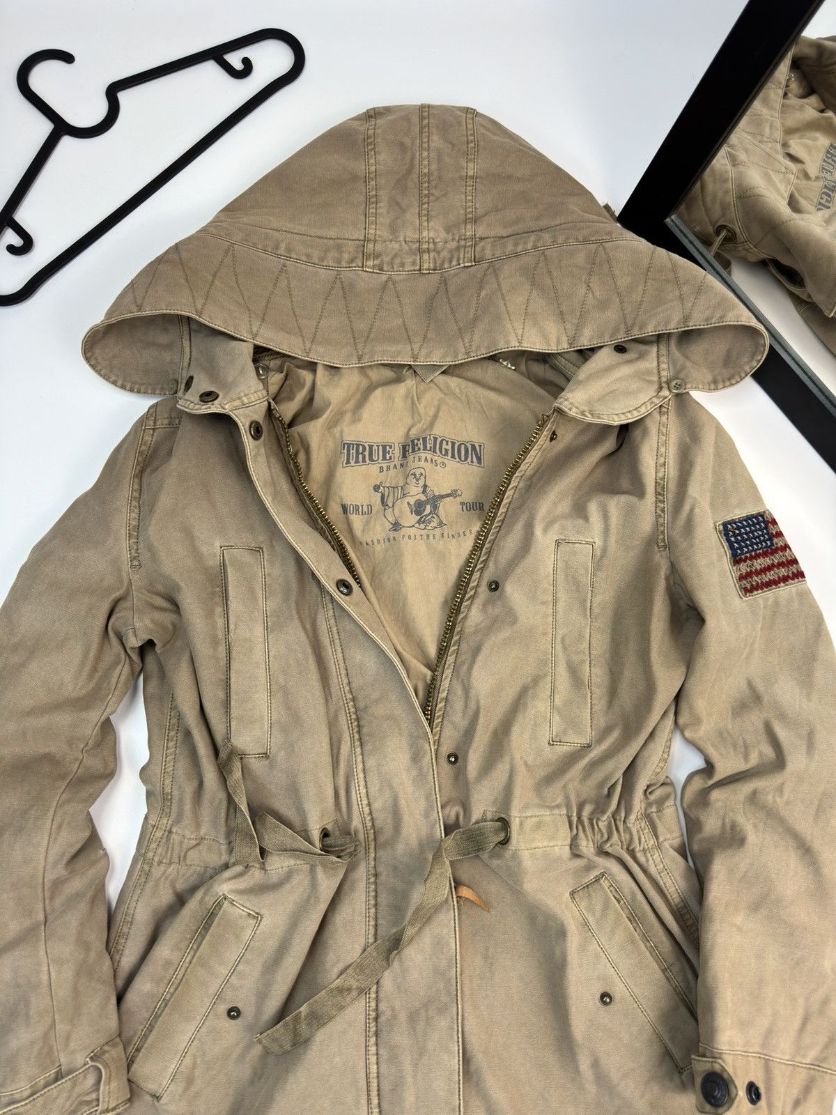 True Religion True Religion Parka Jacket United States Swag Y2K Size US L / EU 52-54 / 3 - 2 Thumbnail