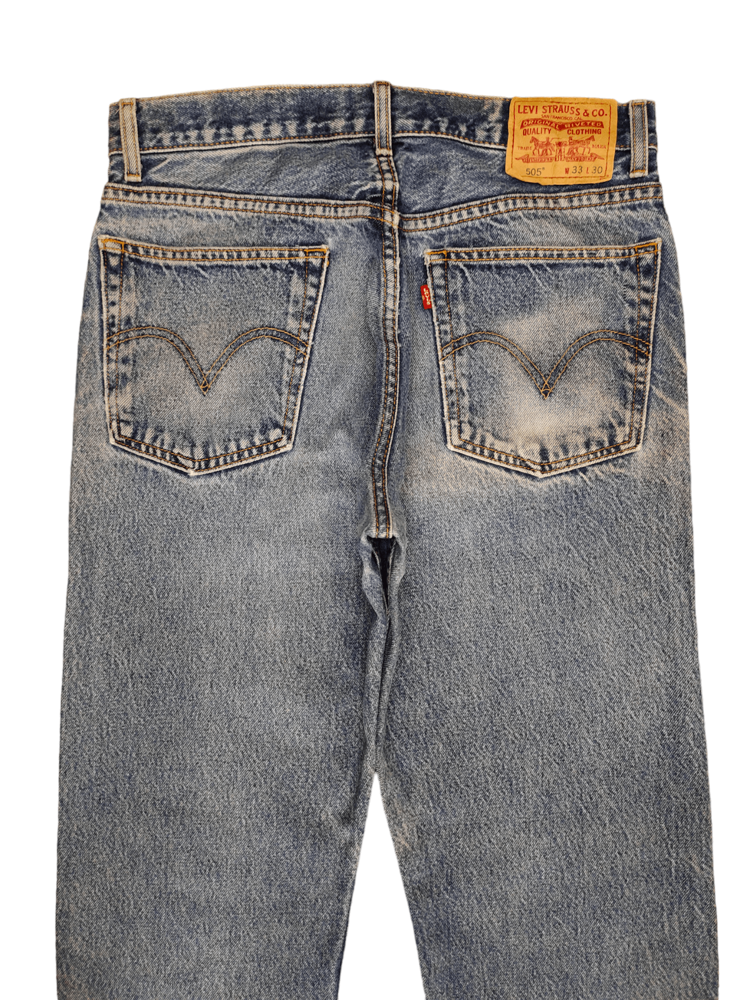Levi's Size 32x29 Vintage Levis 505 Regular Fit Jeans Distressed Size US 32 / EU 48 - 11 Thumbnail