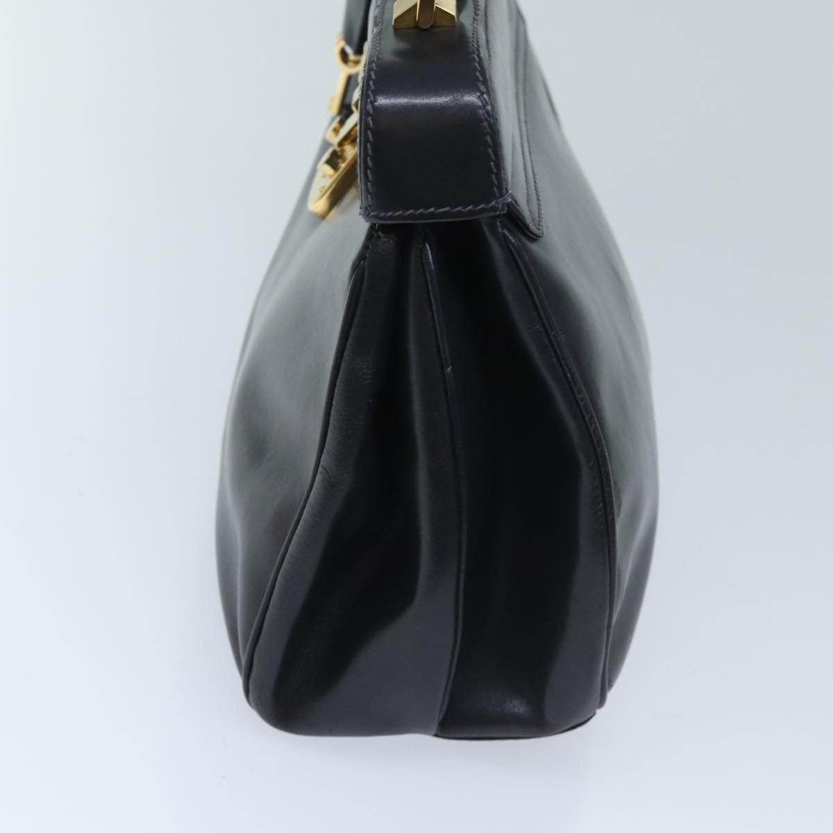 Gucci GUCCI Ready Lock Hand Bag Leather Navy 000 406 000 406 Size ONE SIZE - 3 Thumbnail