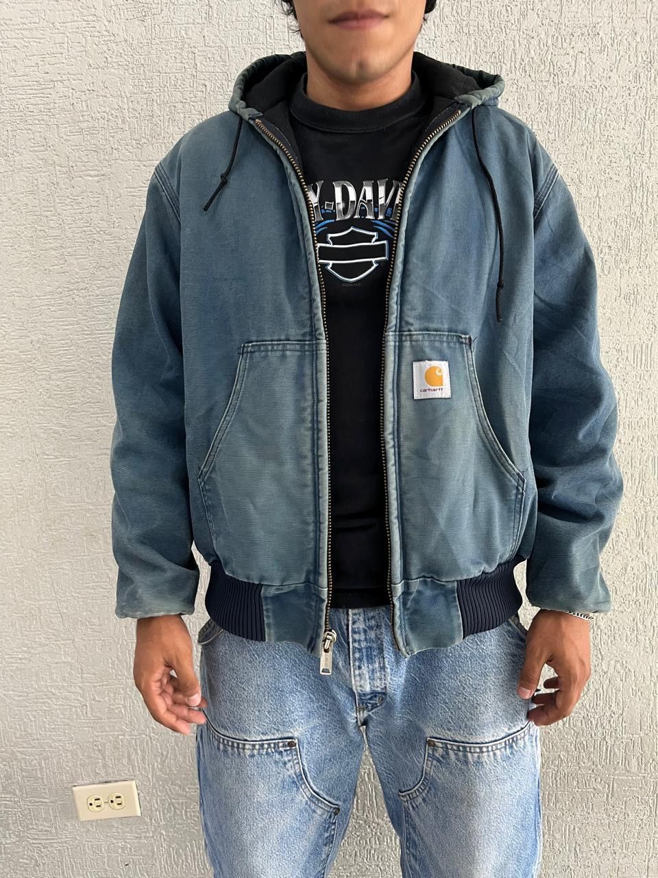Carhartt Carhartt Duck Active Big Logo 90’s [J04-NVY] Size US M / EU 48-50 / 2 - 7 Thumbnail