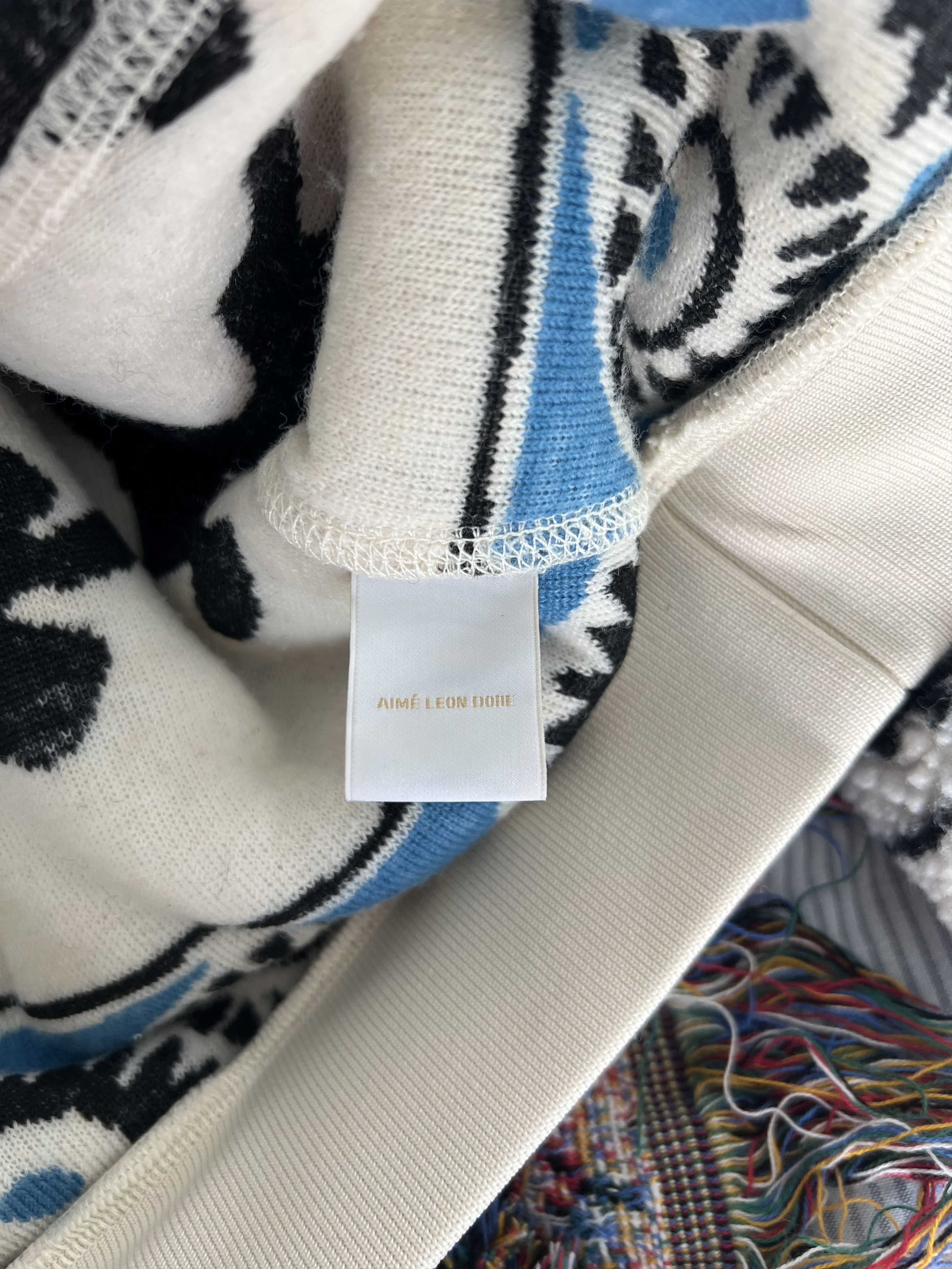 Aime Leon Dore Aime Leon Dore Heritage Fleece Jacket in Cream Size US XL / EU 56 / 4 - 9 Thumbnail