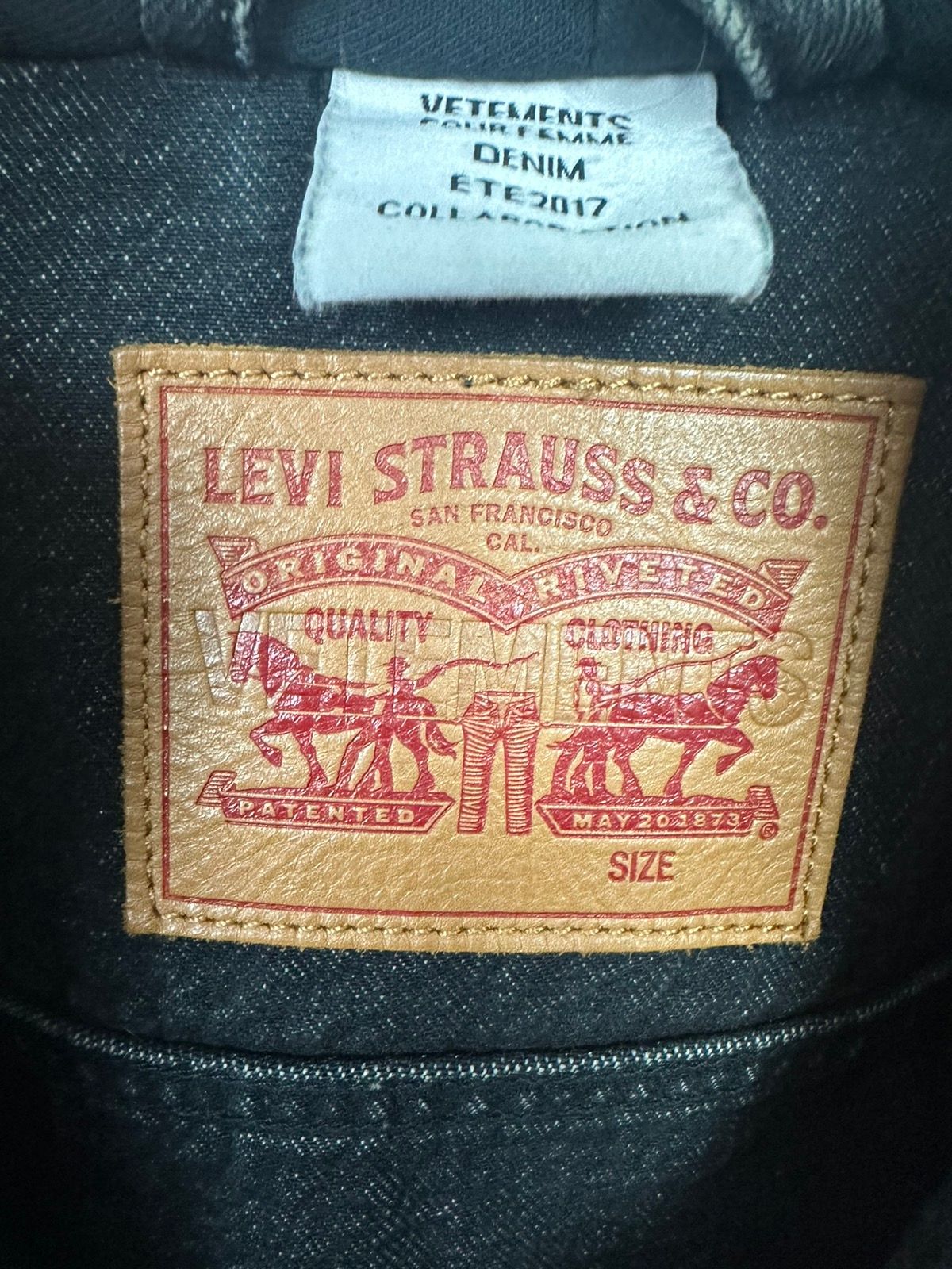 Levi's SS17 Hooded Denim Jacket Size US L / EU 52-54 / 3 - 11 Thumbnail