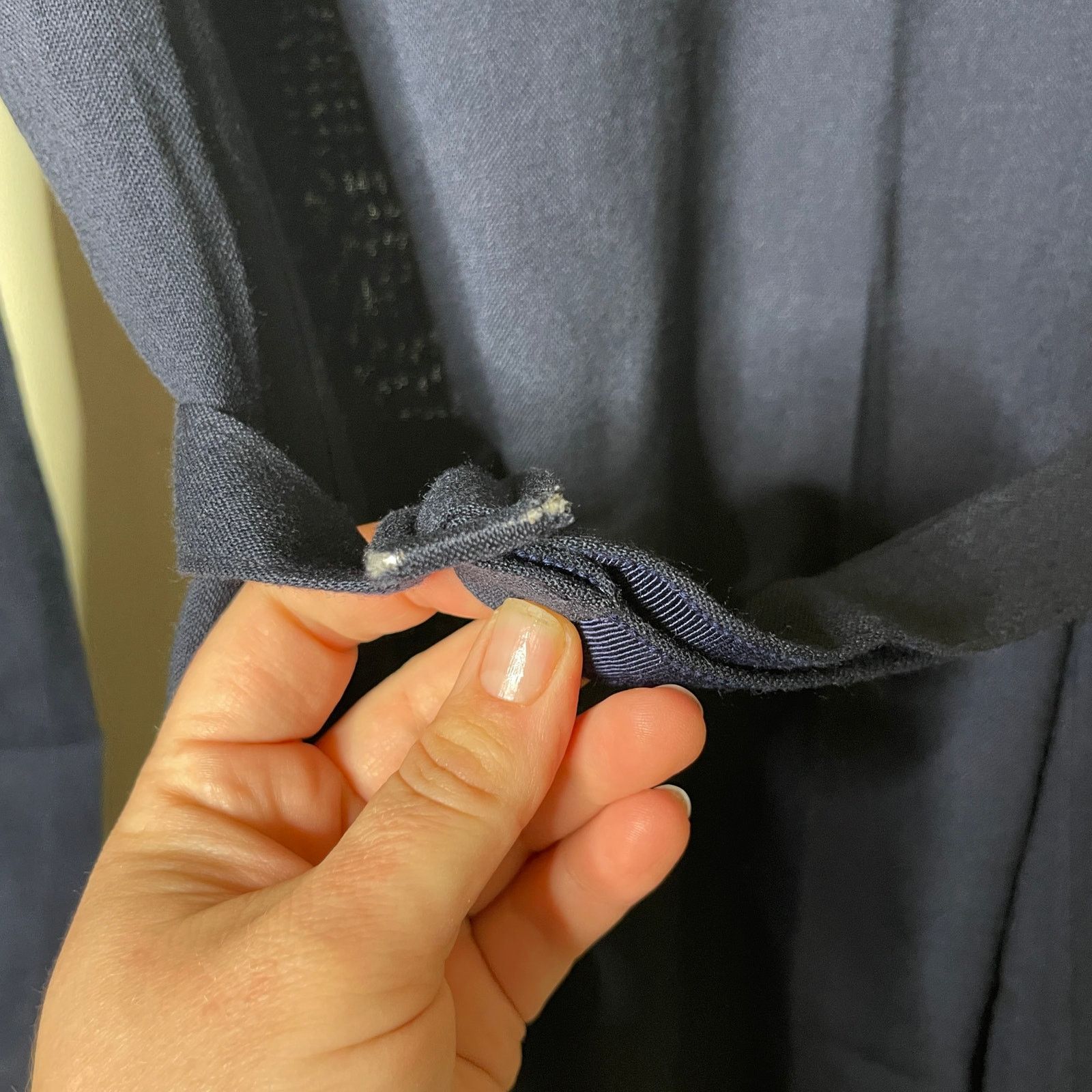 The Row The Row Navy Blue long sleeve cashmere belted dress 4 Size S / US 4 / IT 40 - 10 Thumbnail