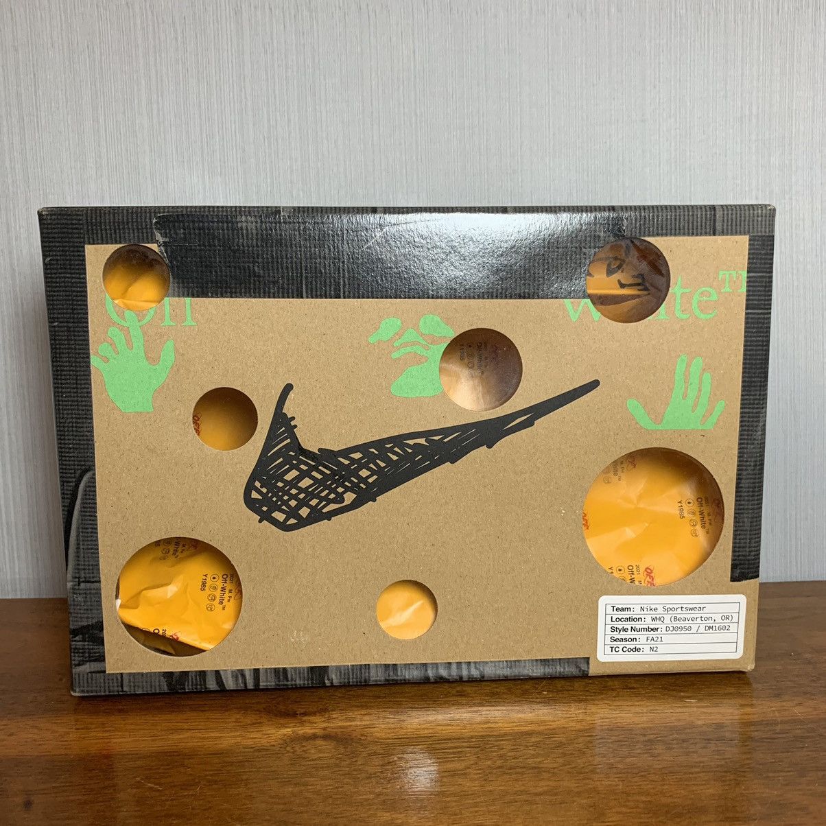 Nike × Off-White Off-White Nike Dunk Low Lot 4 Size US 11 / EU 44 - 21 Thumbnail