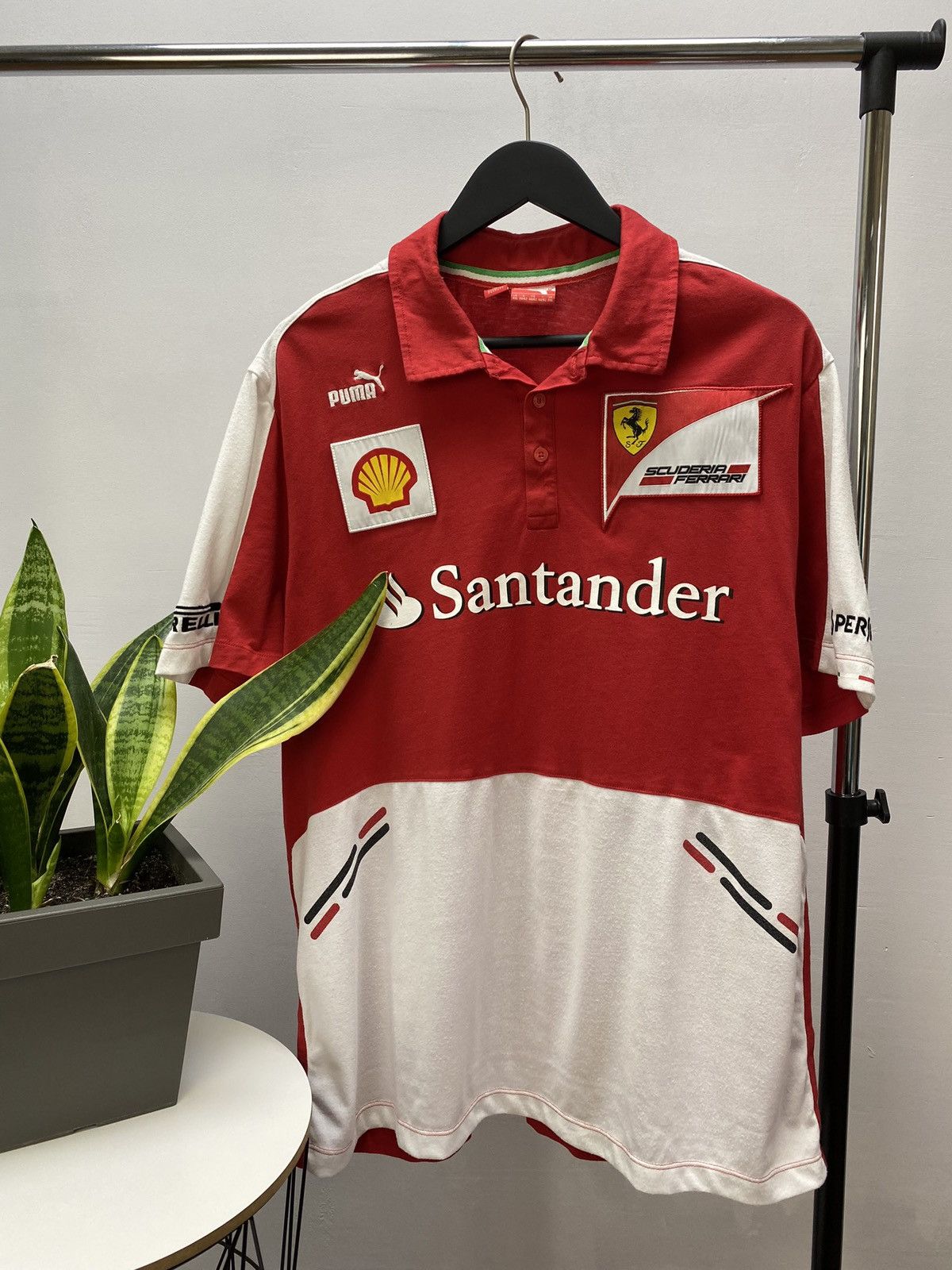Puma Puma Ferrari Racing Polo Shirt UPS Santander F1 BMW Audi Size US XXL / EU 58 / 5 - 1 Thumbnail
