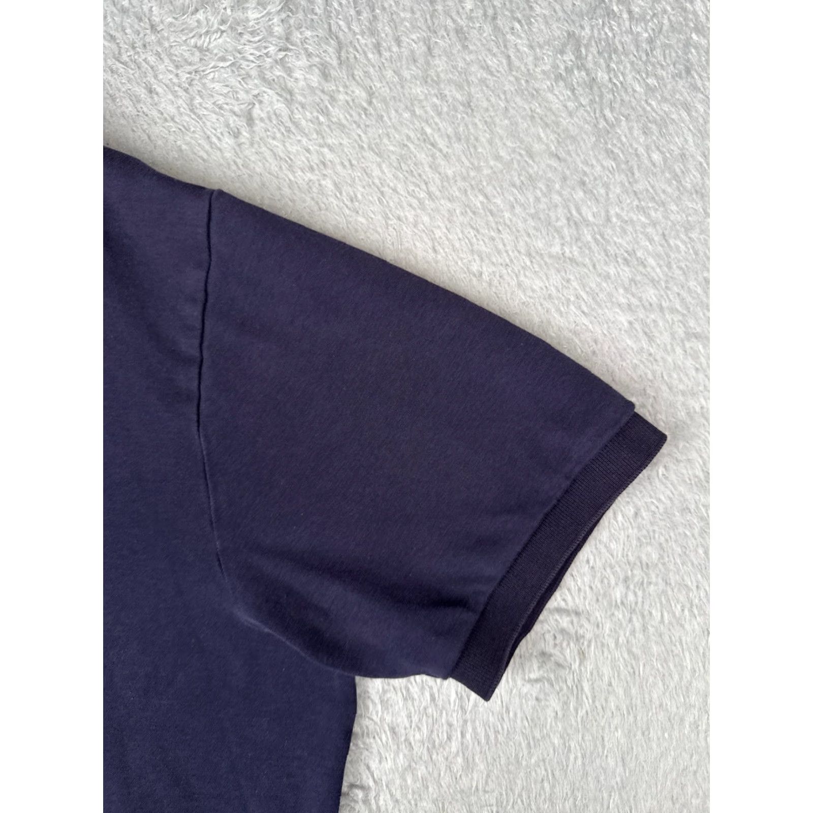 Ralph Lauren VINTAGE Ralph Lauren Polo Shirt Men 2XL Blue Short Sleeve 100% Cotton Polo Shirt Polo Shirt Blue 80s Golf Mens Size US XXL / EU 58 / 5 - 2 Thumbnail