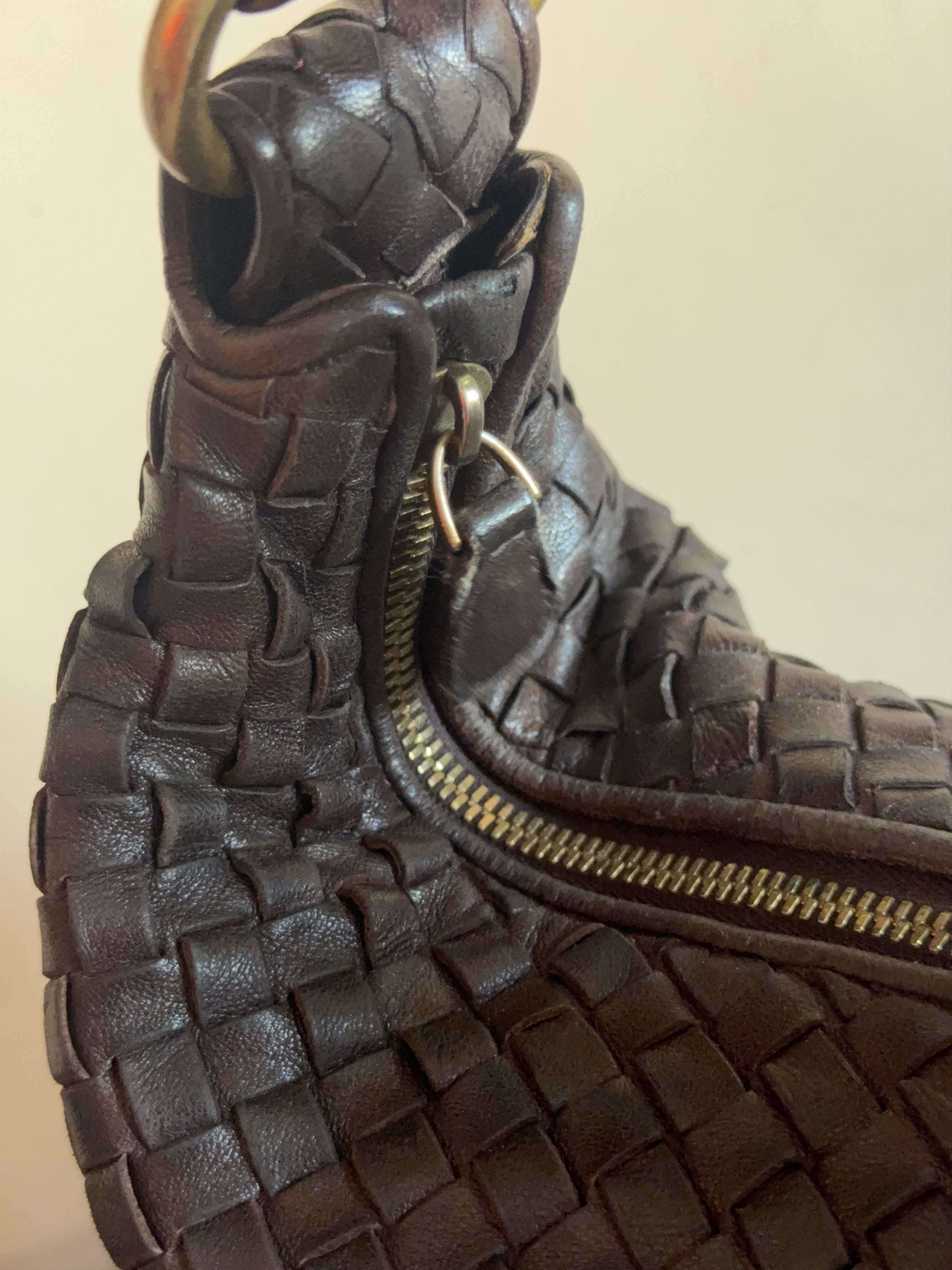 Bottega Veneta Bottega Veneta Intrecciato Hobo Bag Brown Leather luxury Size ONE SIZE - 19 Thumbnail
