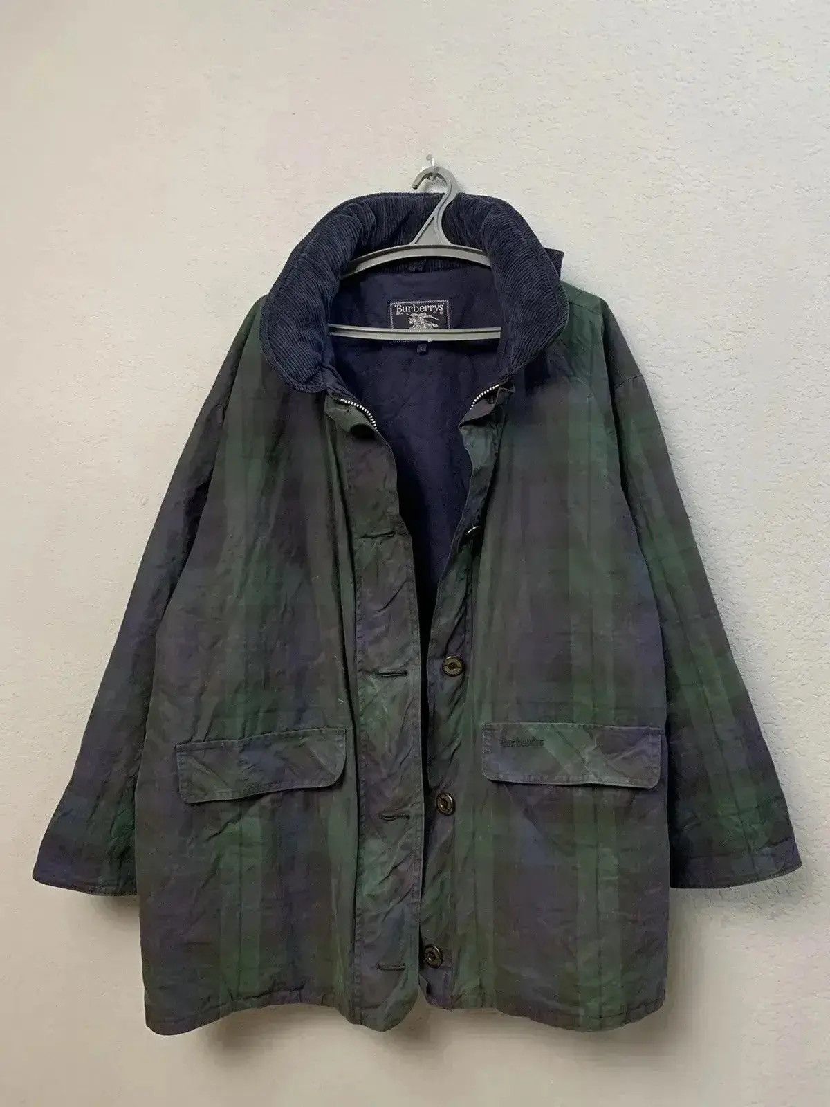 Burberry × Japanese Brand Rare vintage Burberrys jacket wax trench Burberry 90s Y2K Size US L / EU 52-54 / 3 - 5 Thumbnail