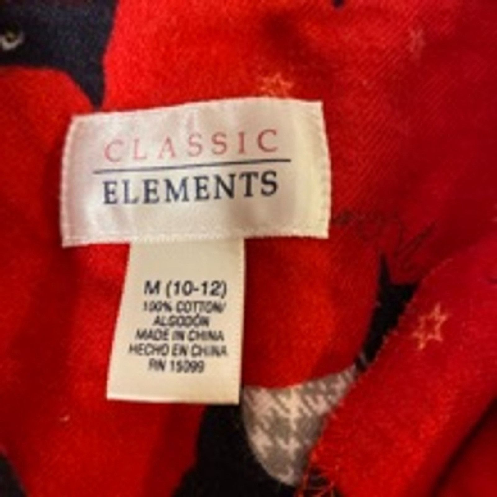 Other Classic Elements Red Black Women's Pajamas M (10-12) Size ONE SIZE - 3 Thumbnail