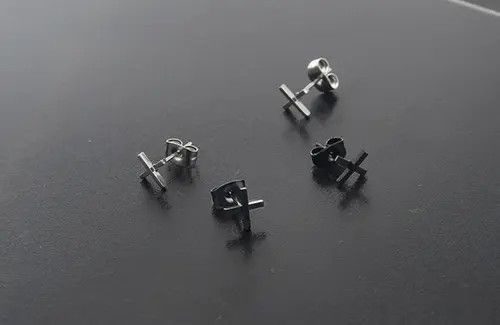 Designer × Vintage Retro punk earrings Size ONE SIZE - 2 Thumbnail