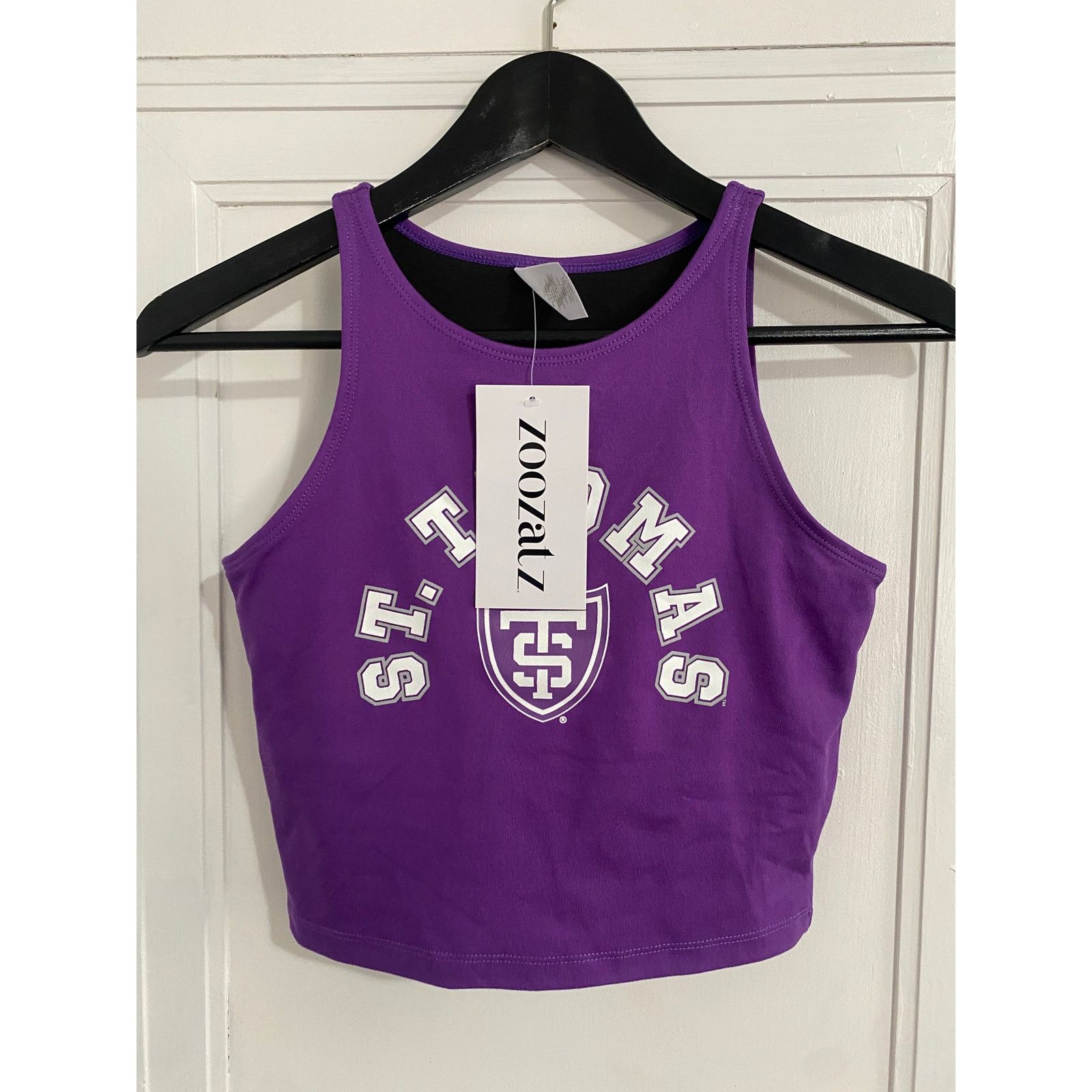 NCAA NWT University of St. Thomas Tommies Cropped Tank Top Size S Size S / US 4 / IT 40 - 2 Thumbnail