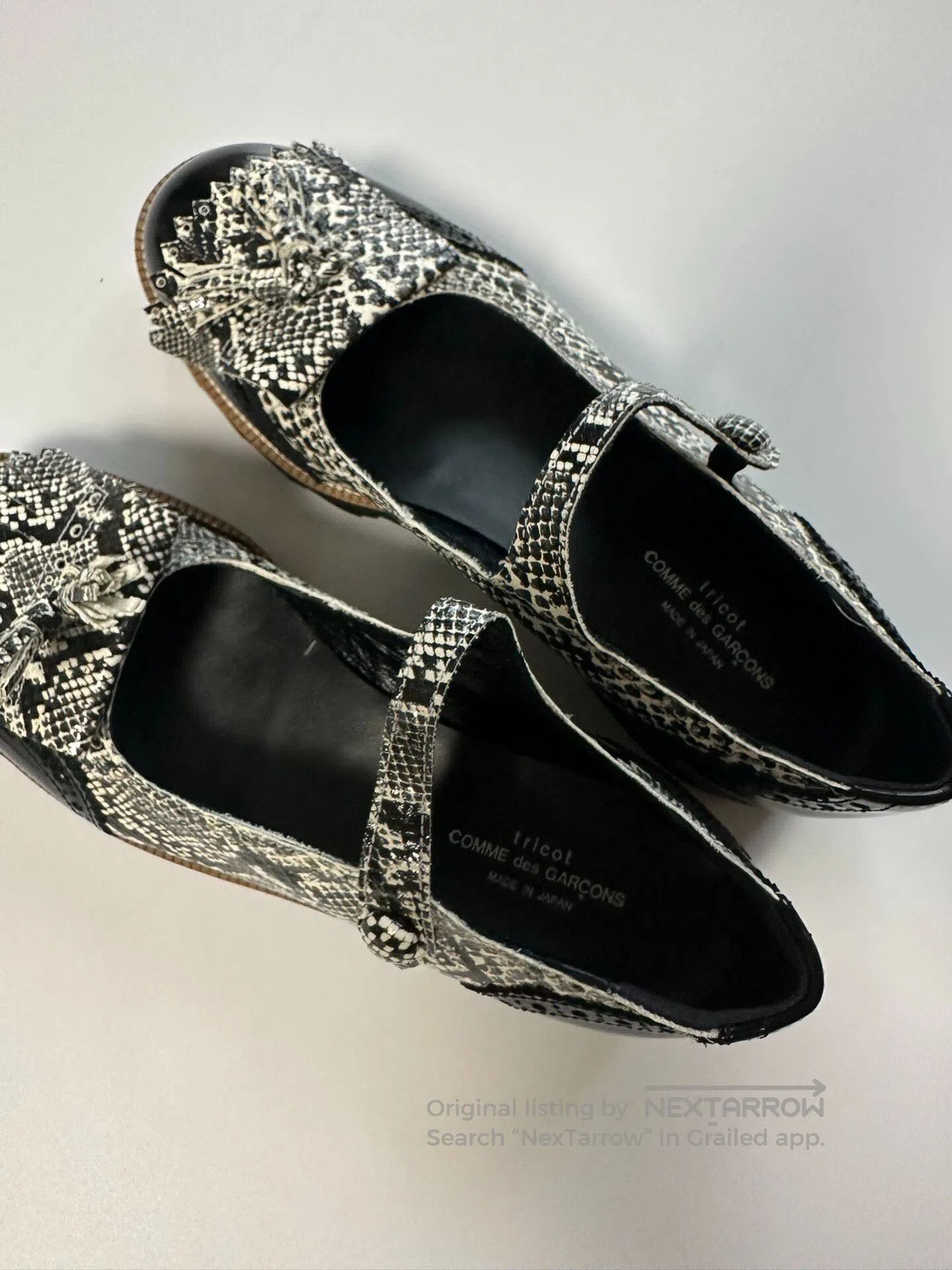 Comme des Garcons Comme des Garcons size23 Rie Kawakubo TRICOT Snake Pattern Size US 5.5 / IT 35.5 - 4 Thumbnail