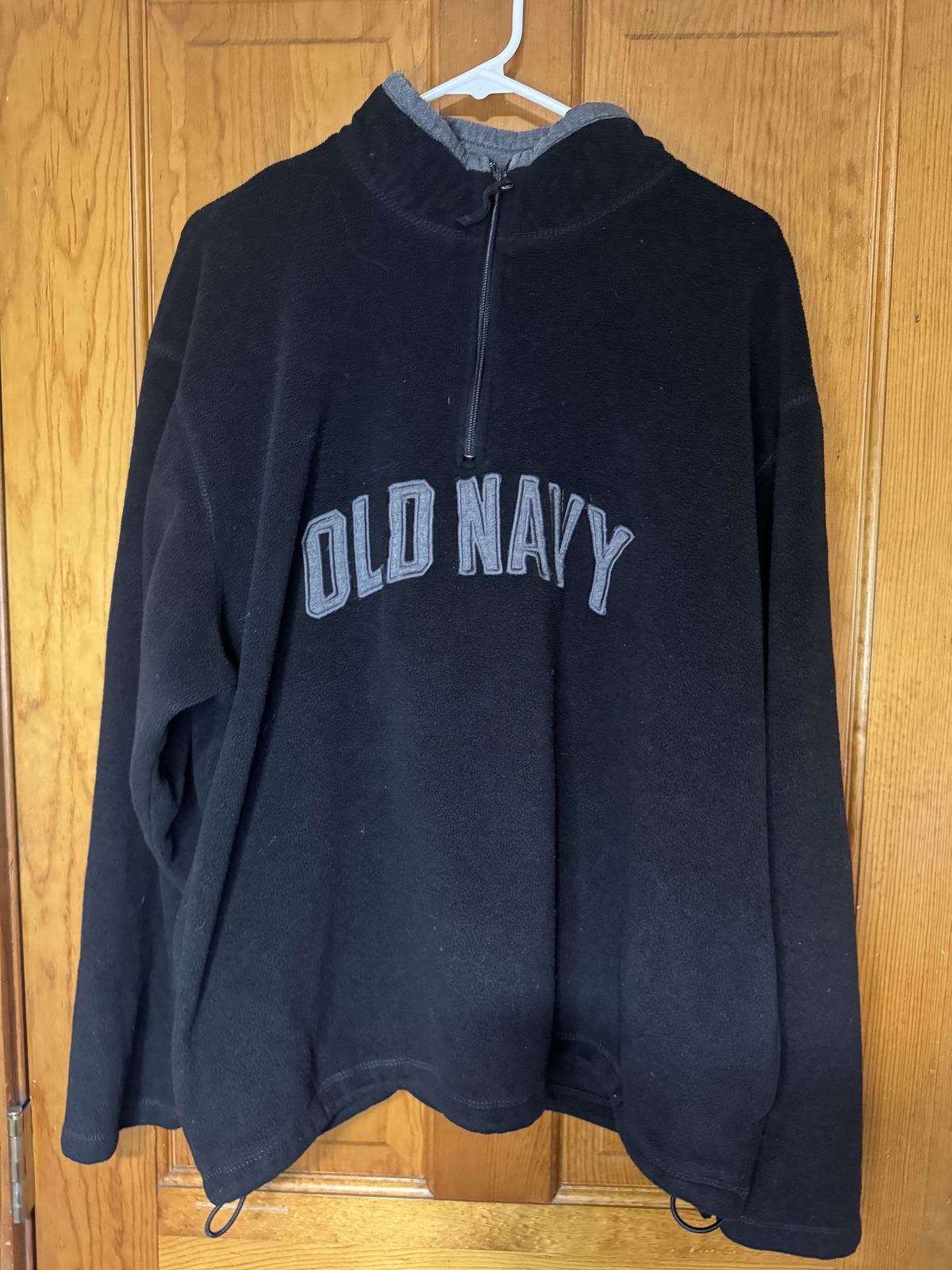 Old Navy Vintage Old Navy Men's Black Fleece Jacket XXL Size US XXL / EU 58 / 5 - 1 Thumbnail