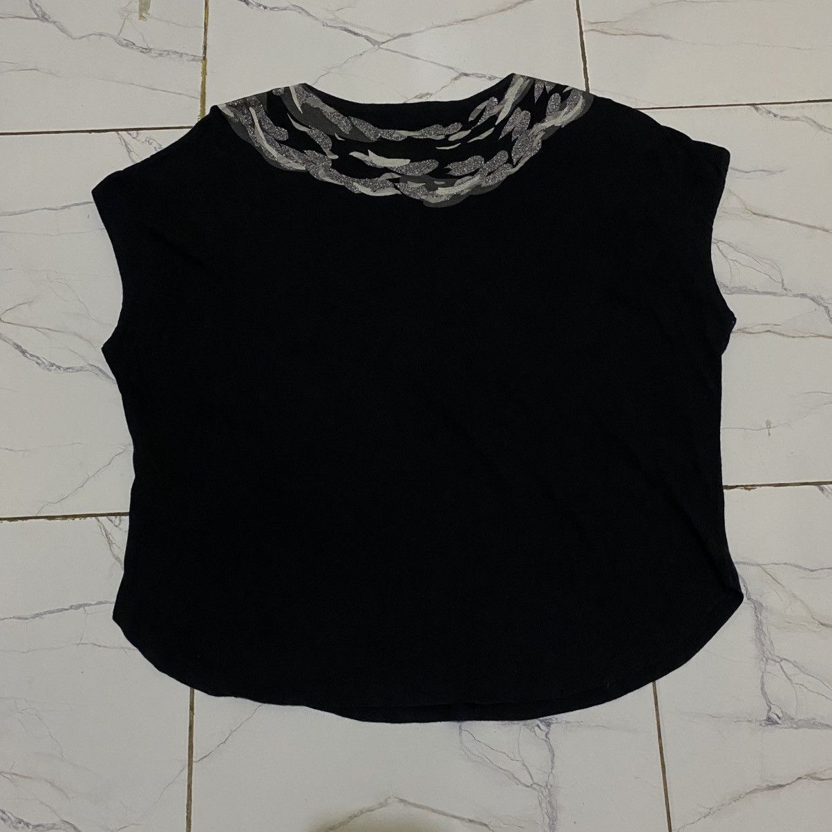 Issey Miyake 90s Tsumori Chisato by Issey Miyake “Printed” Tops Size M / US 6-8 / IT 42-44 - 4 Thumbnail