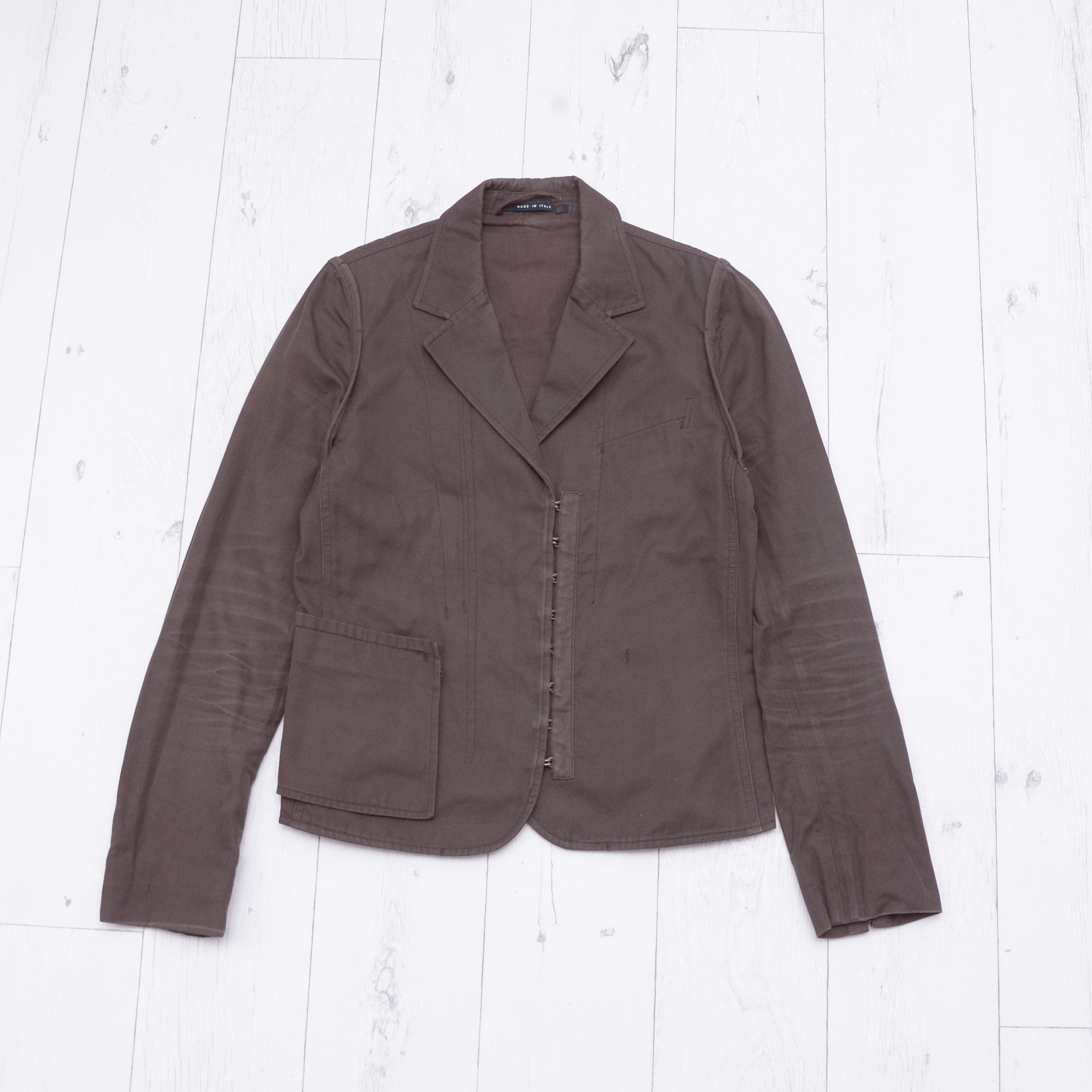 Gucci × Vintage Vintage Gucci Women’s Blazer Cotton Size 42 Luxury Italy Size S / US 4 / IT 40 - 1 Thumbnail