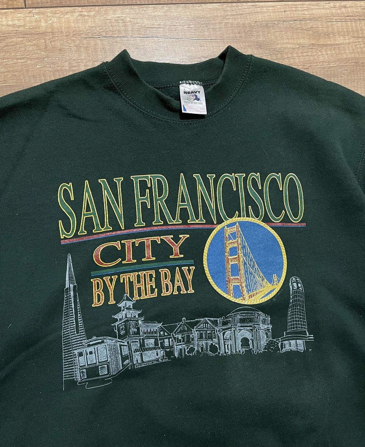 Fruit Of The Loom Vintage FOTL San Francisco City Series Sweatshirt Crewneck Size US L / EU 52-54 / 3 - 4 Thumbnail