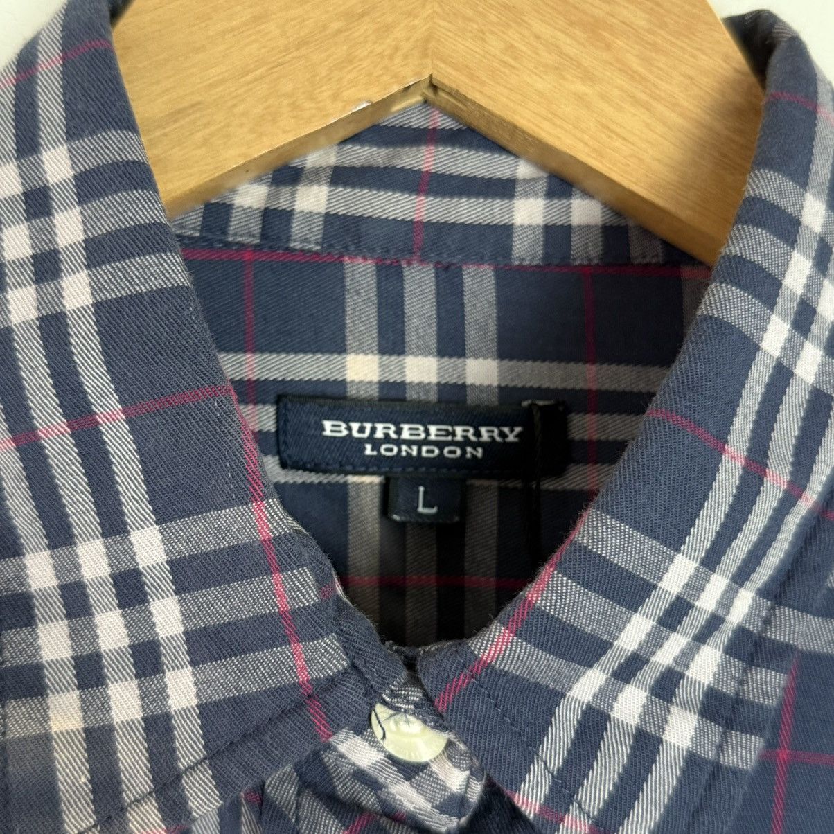 Burberry Burberry London Blue Novacheck. Size L / US 10 / IT 46 - 4 Thumbnail