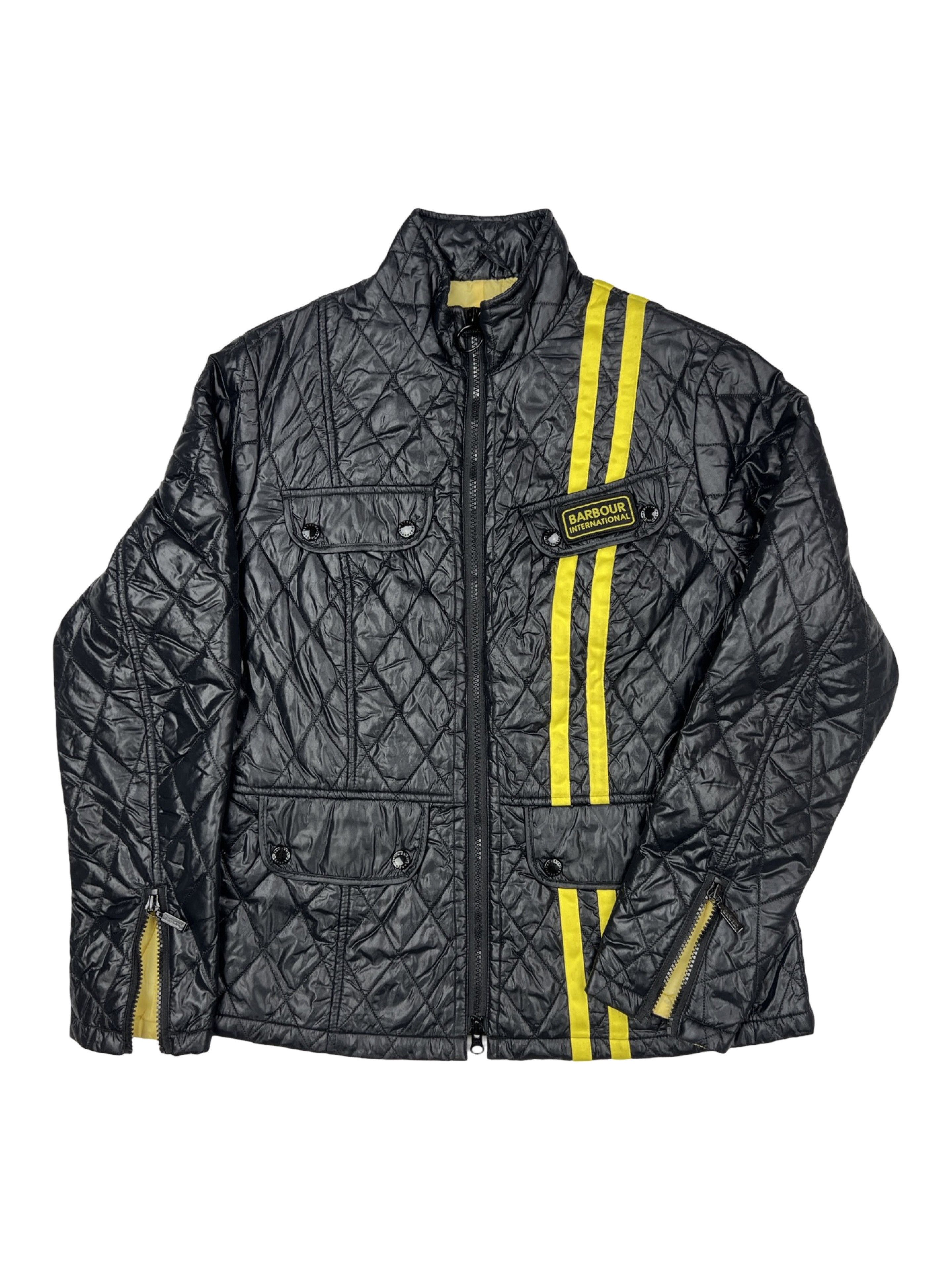 Barbour Barbour International Glazed GB National Quilted Jacket Size M / US 6-8 / IT 42-44 - 2 Thumbnail