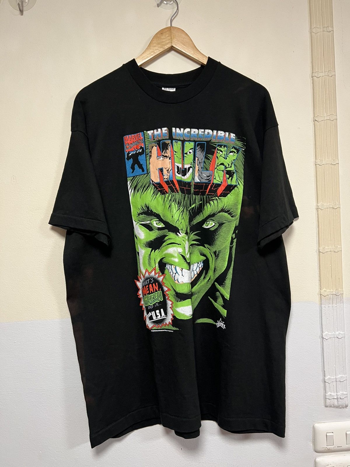 Vintage Vintage Hulk Marvel Comics 1993 Vtg T-Shirt Size US XL / EU 56 / 4 - 1 Thumbnail