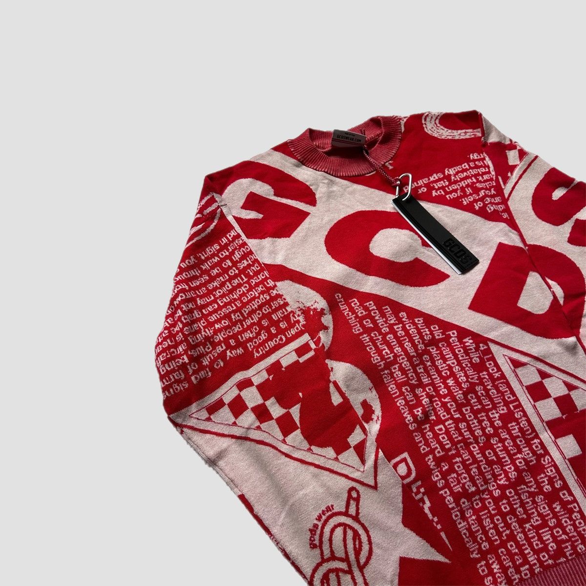GCDS GCDS Universal Flag Jacquard Sweatshirt Size US S / EU 44-46 / 1 - 9 Thumbnail