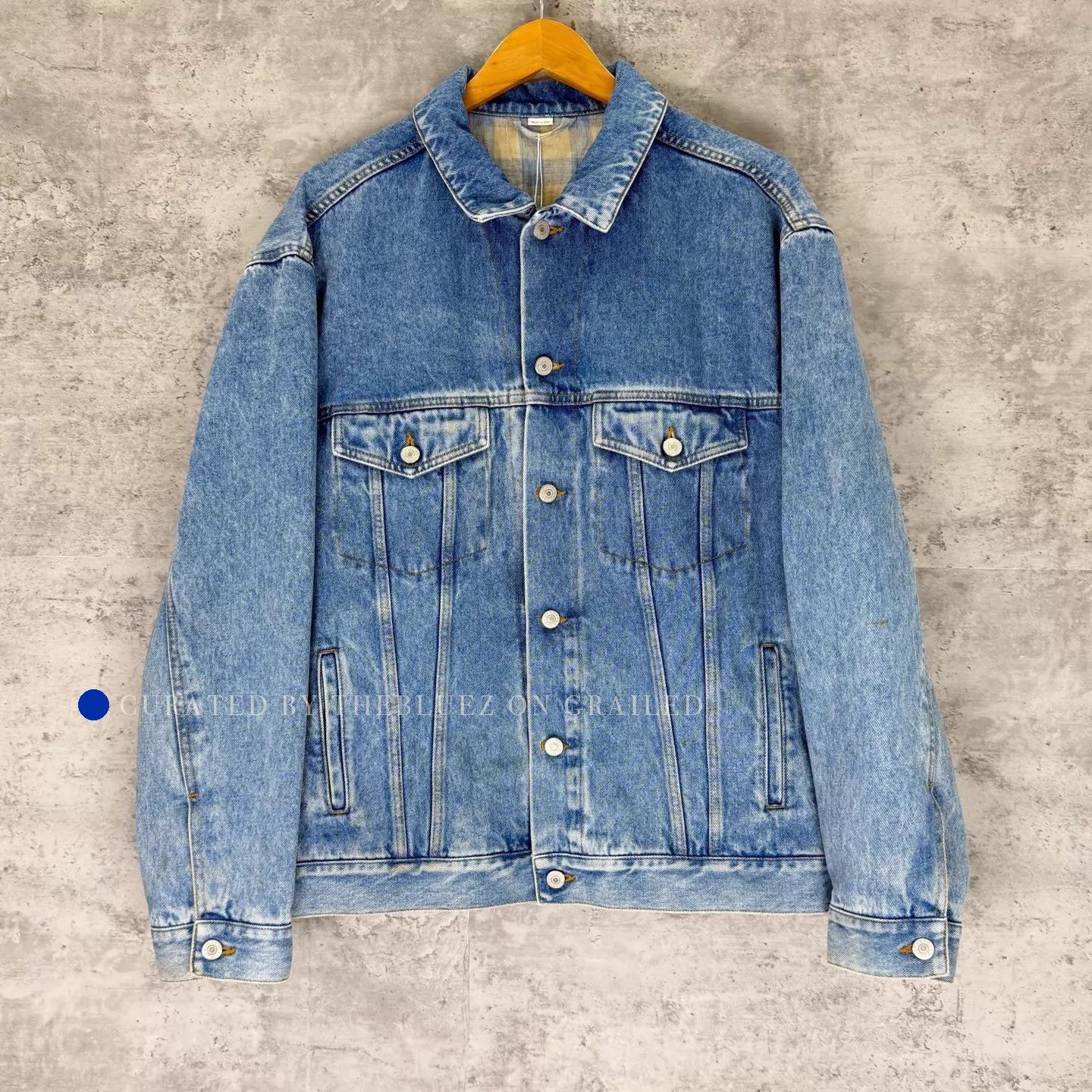 Gucci Logo Embroidered Denim Jacket in Blue Size US M / EU 48-50 / 2 - 1 Thumbnail