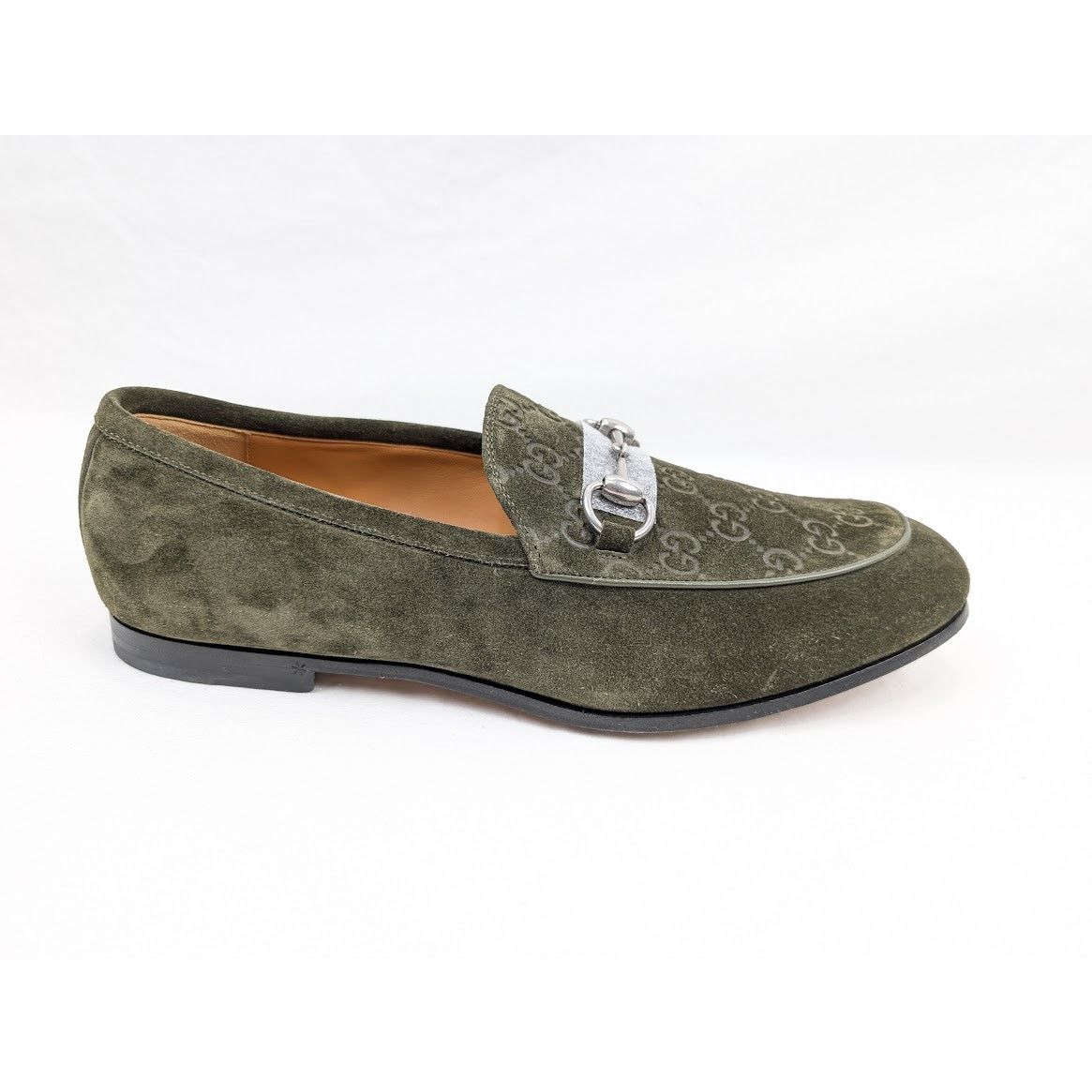 Gucci o1rshd1 Luxury Suede Loafers in Violet Green Size US 9 / EU 42 - 9 Thumbnail