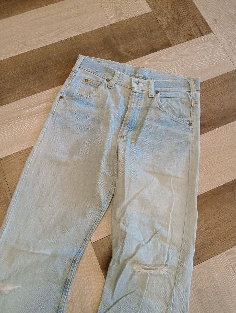 Lee VINTAGE LEE RIDERS TALON ZIPPER JEANS Size US 31 - 3 Thumbnail