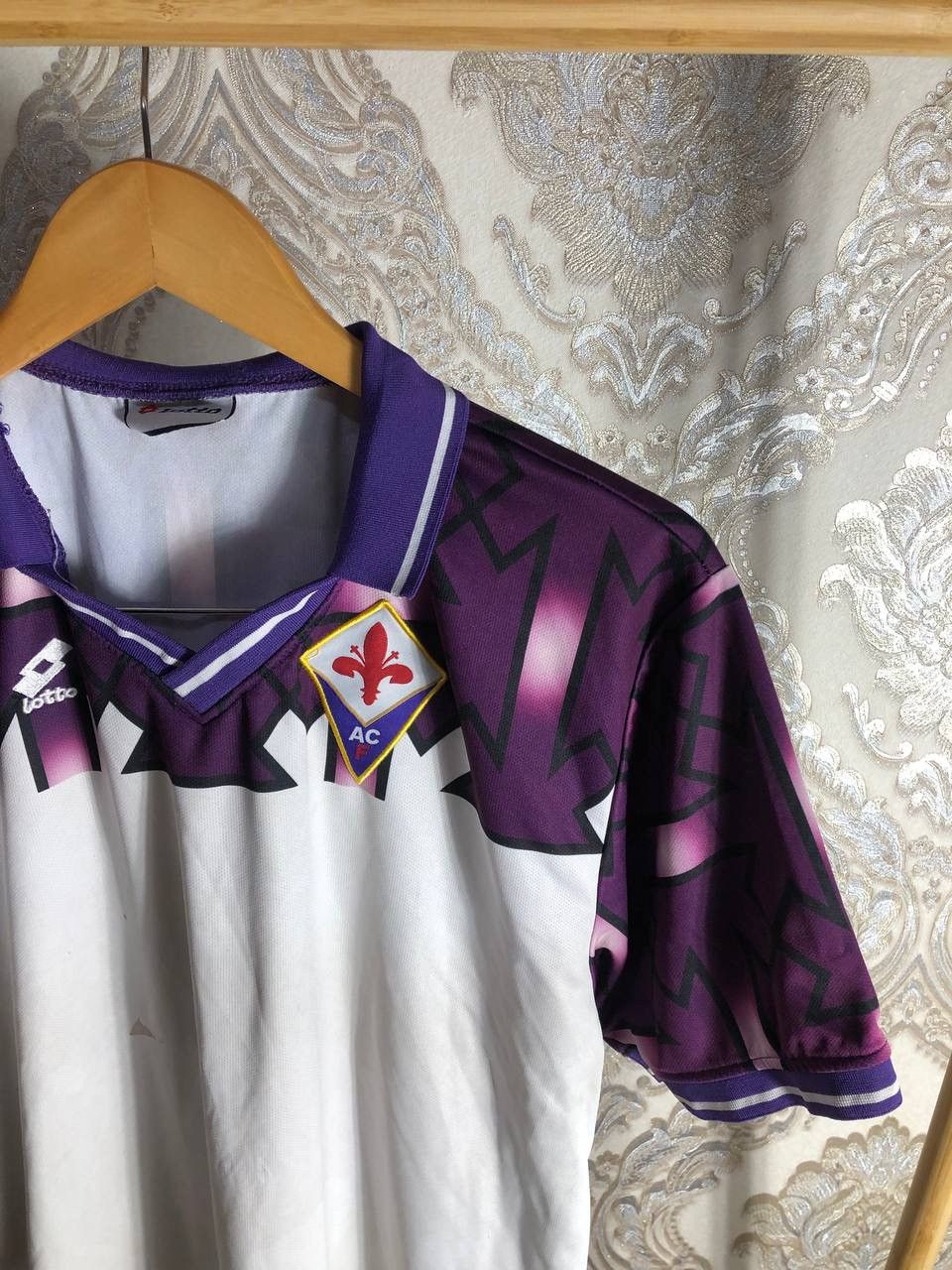 Lotto Sport × Vintage VERY RARE LOTTO FC FIORENTINA ITALY SOCCER JERSEY RETRO Y2K Size US M / EU 48-50 / 2 - 2 Thumbnail