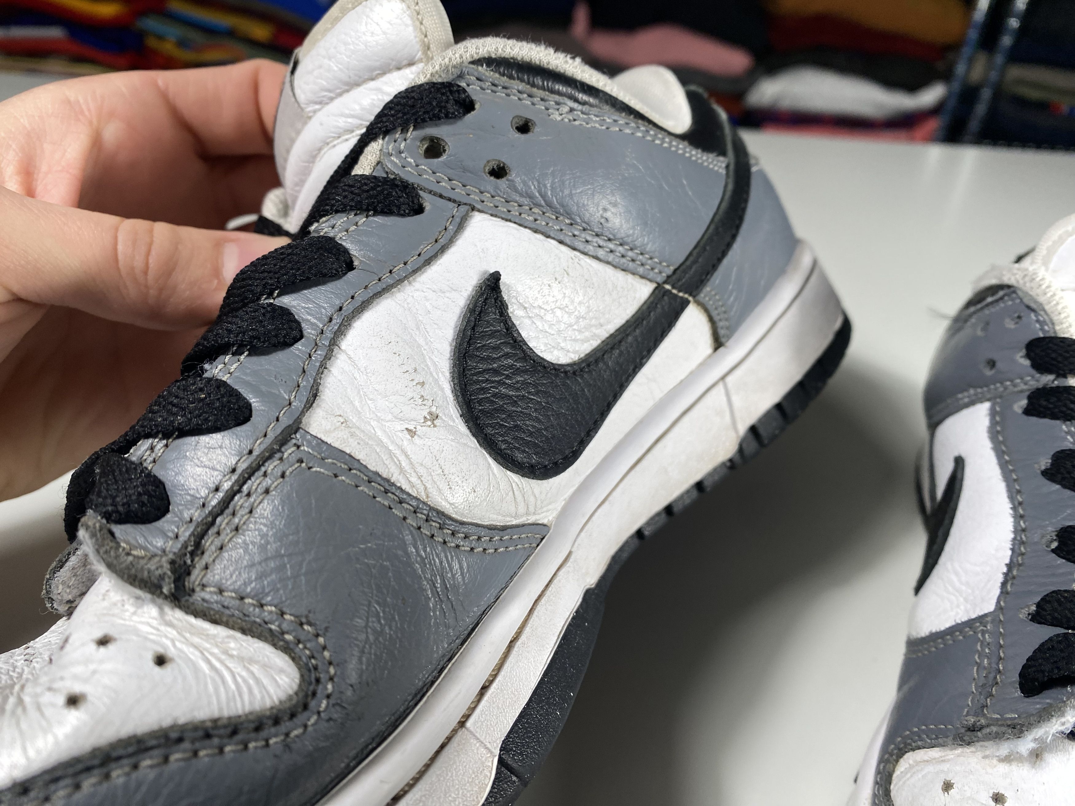 Nike Nike Dunk Low By You DO7413-991 Gray / White / Black Size US 9.5 / EU 42-43 - 3 Thumbnail