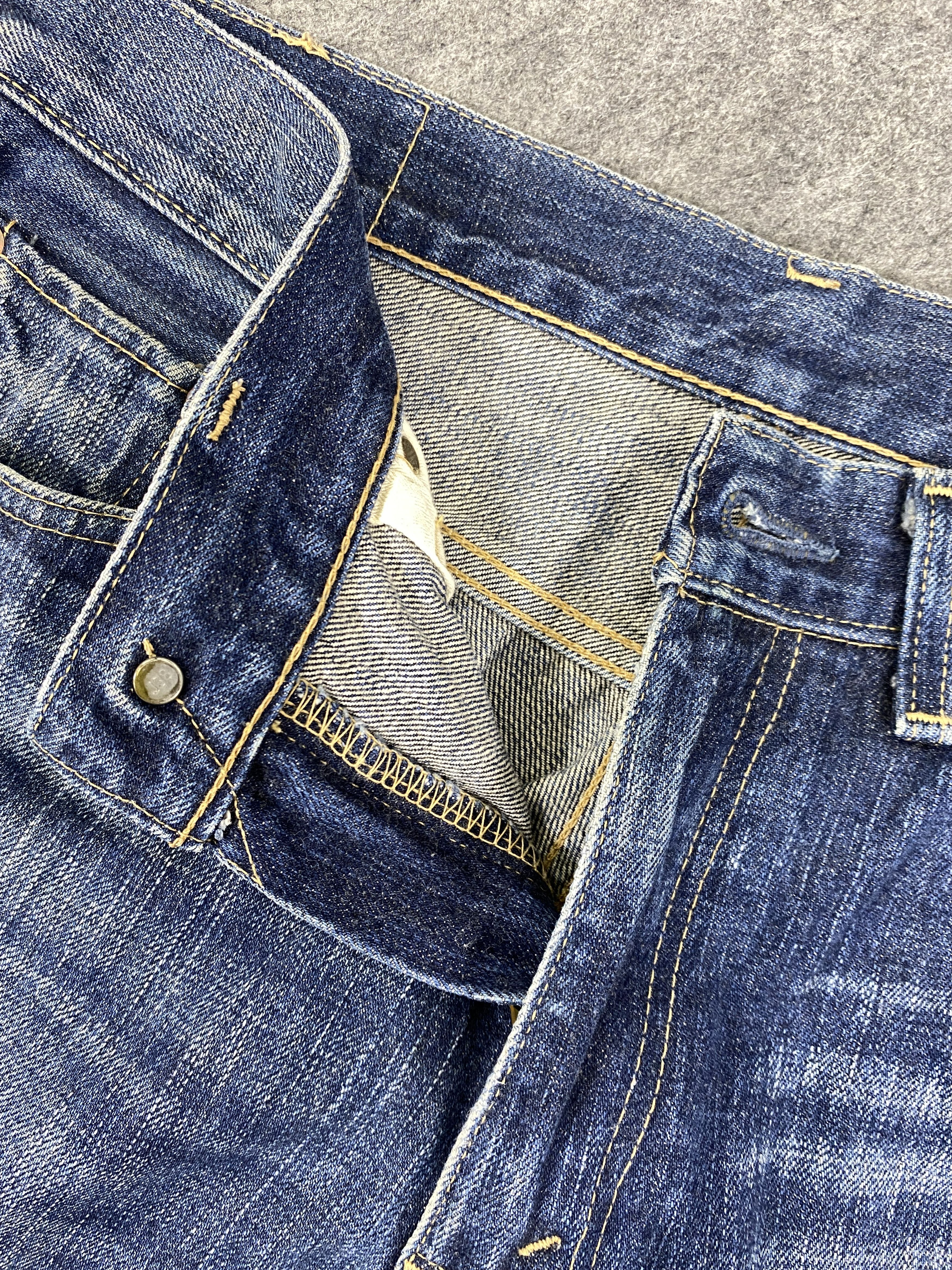 Japanese Brand Faded Blue Vintage Levi's 517 Flare Jeans 31x30.5 - JN3298 Size US 31 - 7 Thumbnail