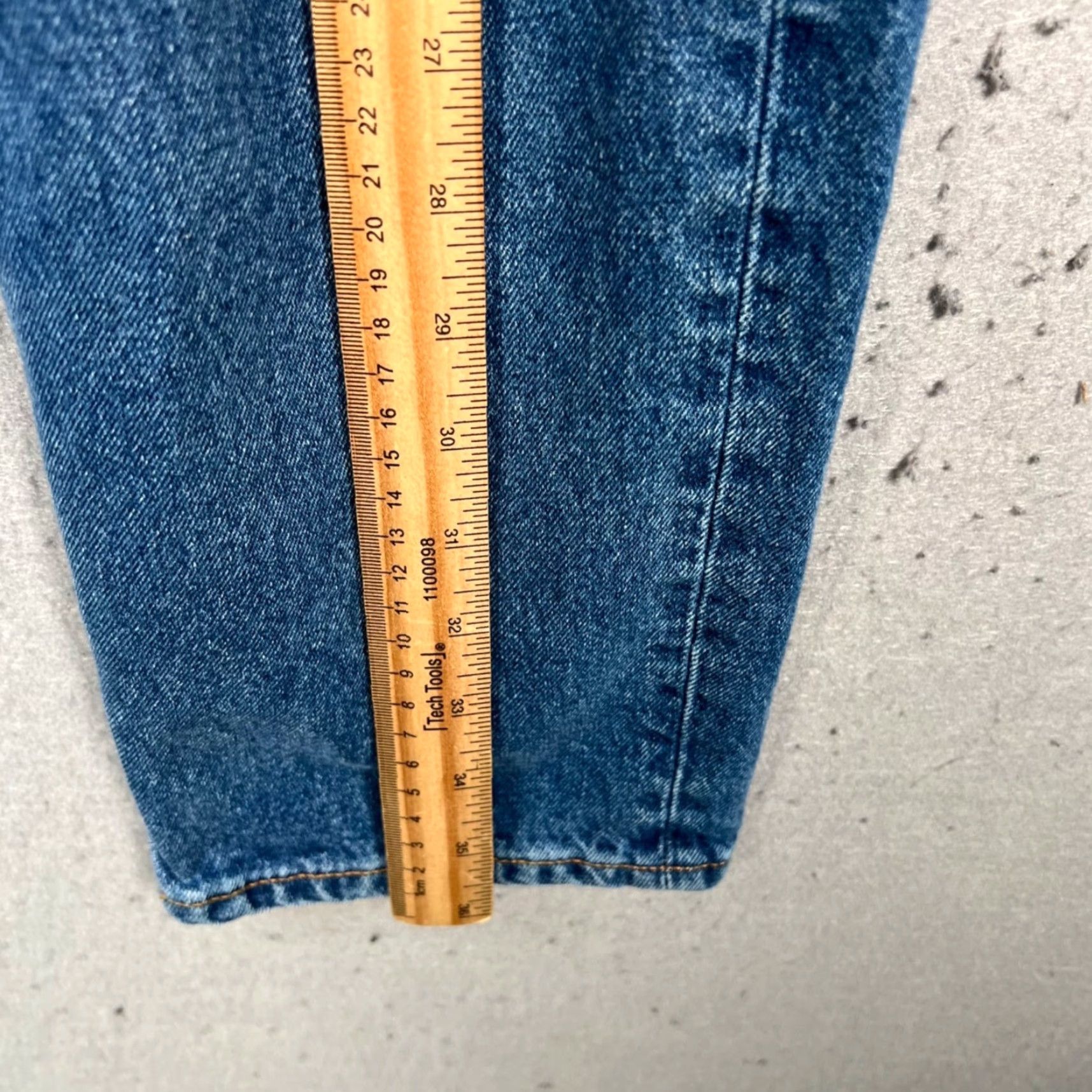 Cos COS Womens Jeans 25 Crop Mid Rise Straight Leg Blue Denim Cotton 5-Pocket Inseam 26 Straight Vintage: No Mens Womens Size 42" / US 20 - 7 Thumbnail