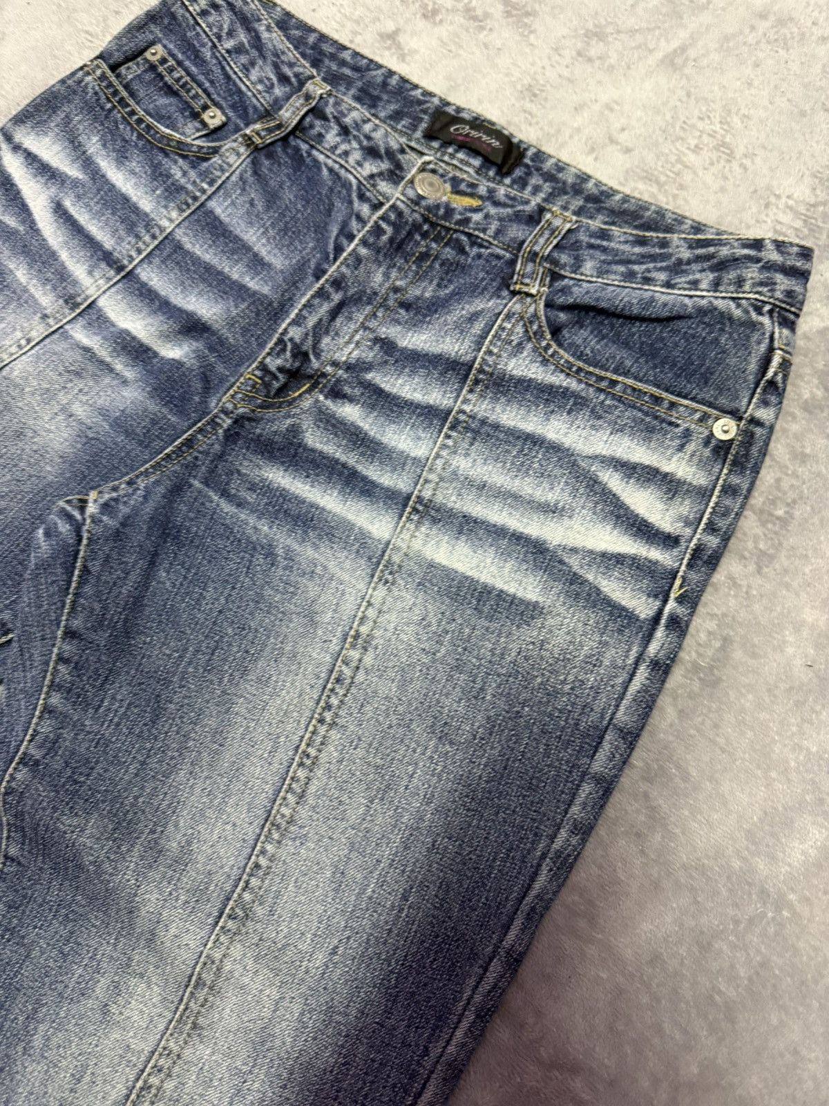Hysteric Glamour Oririn Japan Panelling Flared Bootcut Jeans Size US 28 / EU 44 - 9 Thumbnail