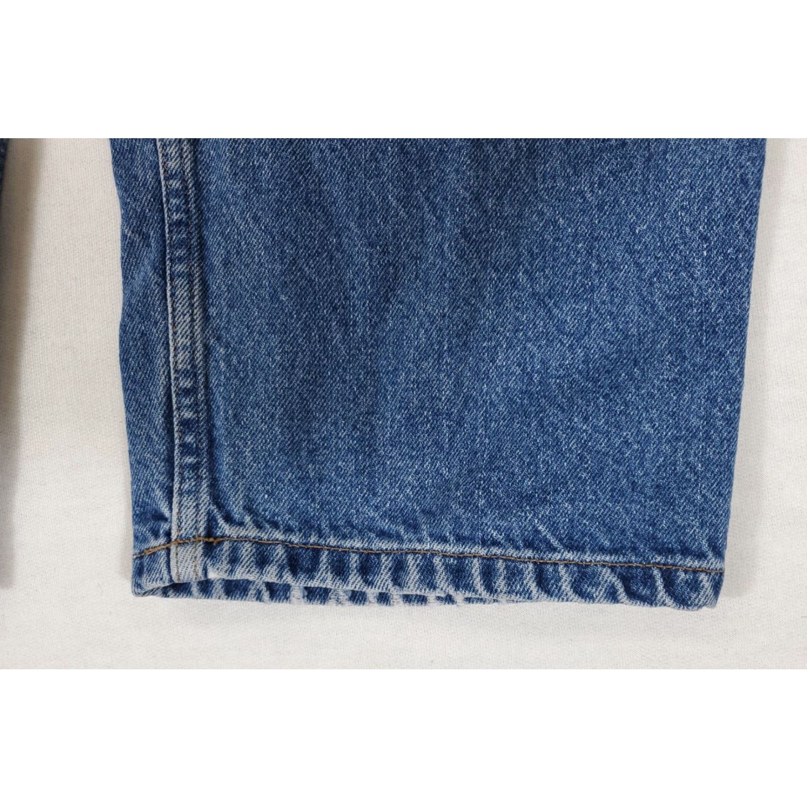 Tommy Hilfiger VINTAGE Tommy Hilfiger Jeans Baggy Wide-Leg Mens 38x30 Blue 90s Y2K Size US 38 / EU 54 - 5 Thumbnail