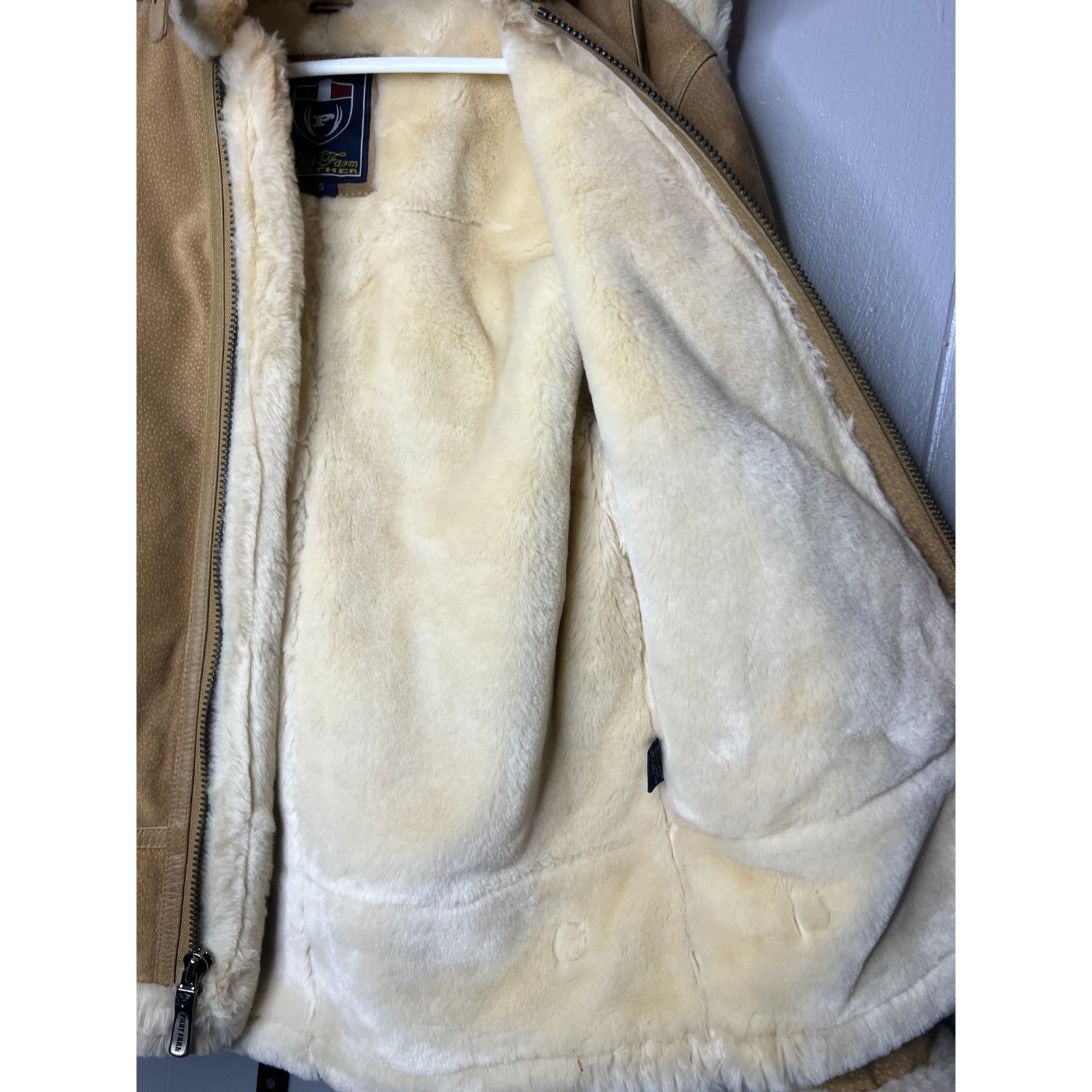 Phat Farm Vintage Phat Farm Suede Bomber Jacket Heavy Faux Fur Lined B Size US S / EU 44-46 / 1 - 9 Thumbnail