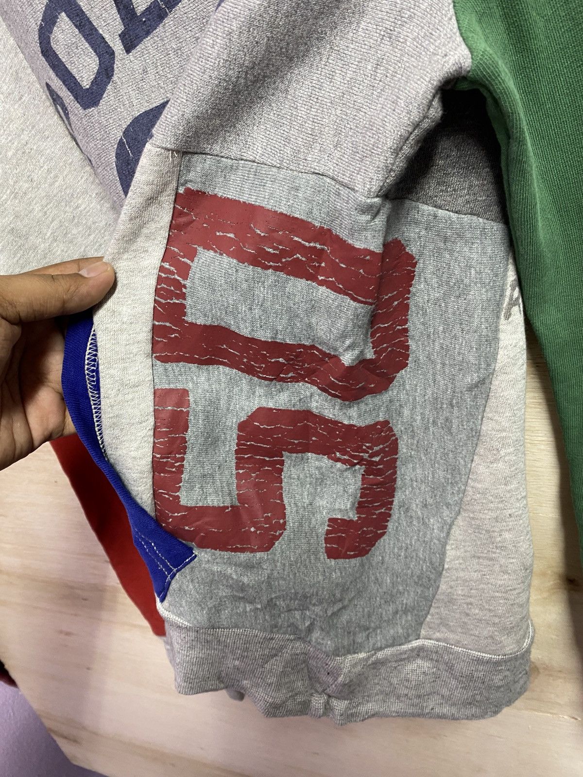 Polo Ralph Lauren Polo Ralph Lauren limited edition patchwork hoodie. Size US XS / EU 42 / 0 - 4 Thumbnail