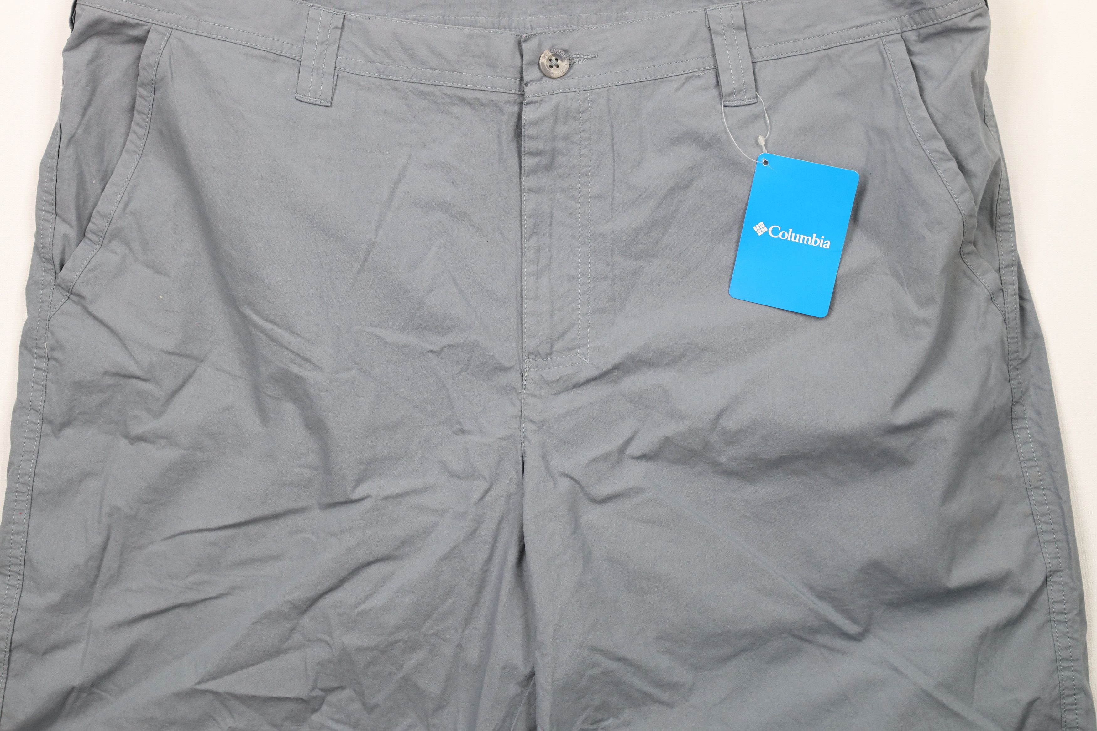 Columbia × Vintage Deadstock Columbia Outdoor Hiking Trail Shorts Gray Cotton Size US 42 / EU 58 - 3 Thumbnail