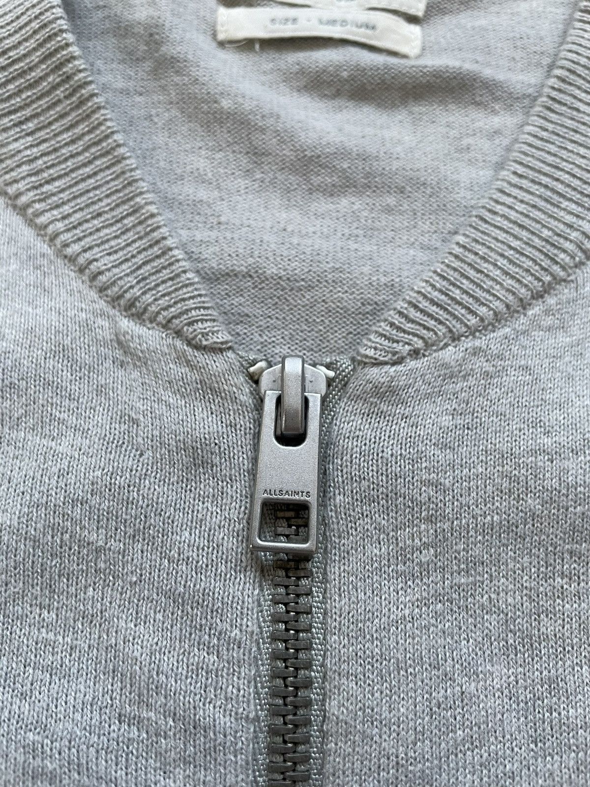 Allsaints × Designer × Japanese Brand All Saints Light Bomber Cardigan Full Zip Pullover Size US M / EU 48-50 / 2 - 4 Thumbnail