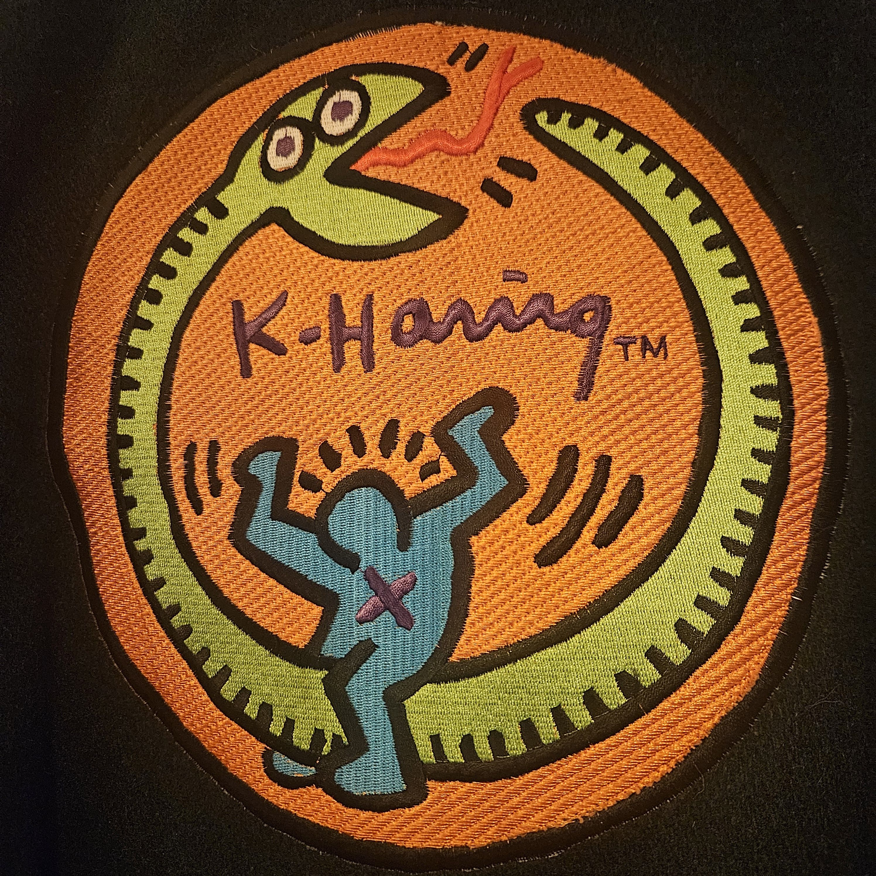Keith Haring OG 90s Keith Haring Pop Shop wool bomber jacket. V V rare. Size US XL / EU 56 / 4 - 5 Thumbnail
