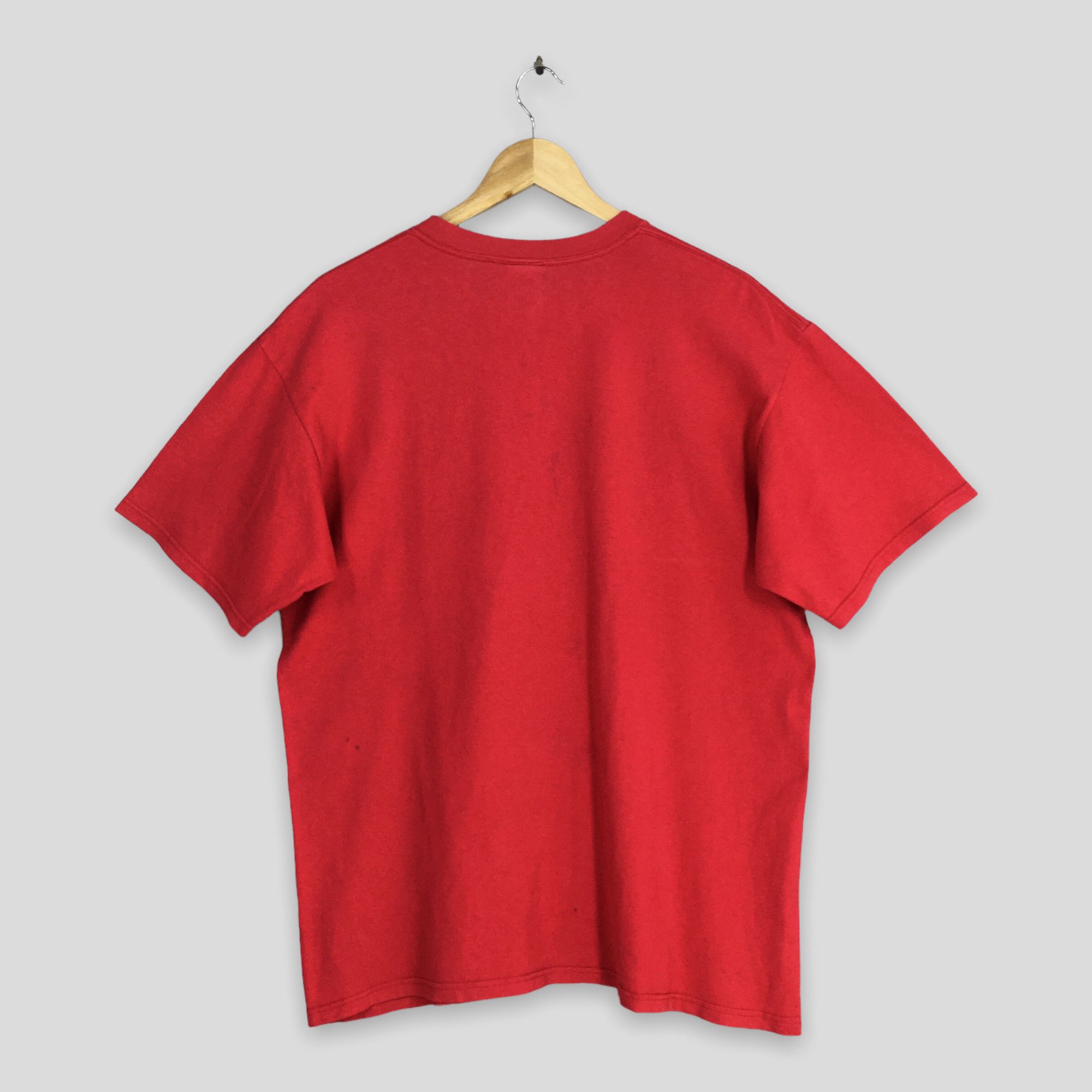 Thrasher × Vintage Vintage 90's Thrasher Magazine Fire Flame Red T shirt Large Size US L / EU 52-54 / 3 - 8 Thumbnail