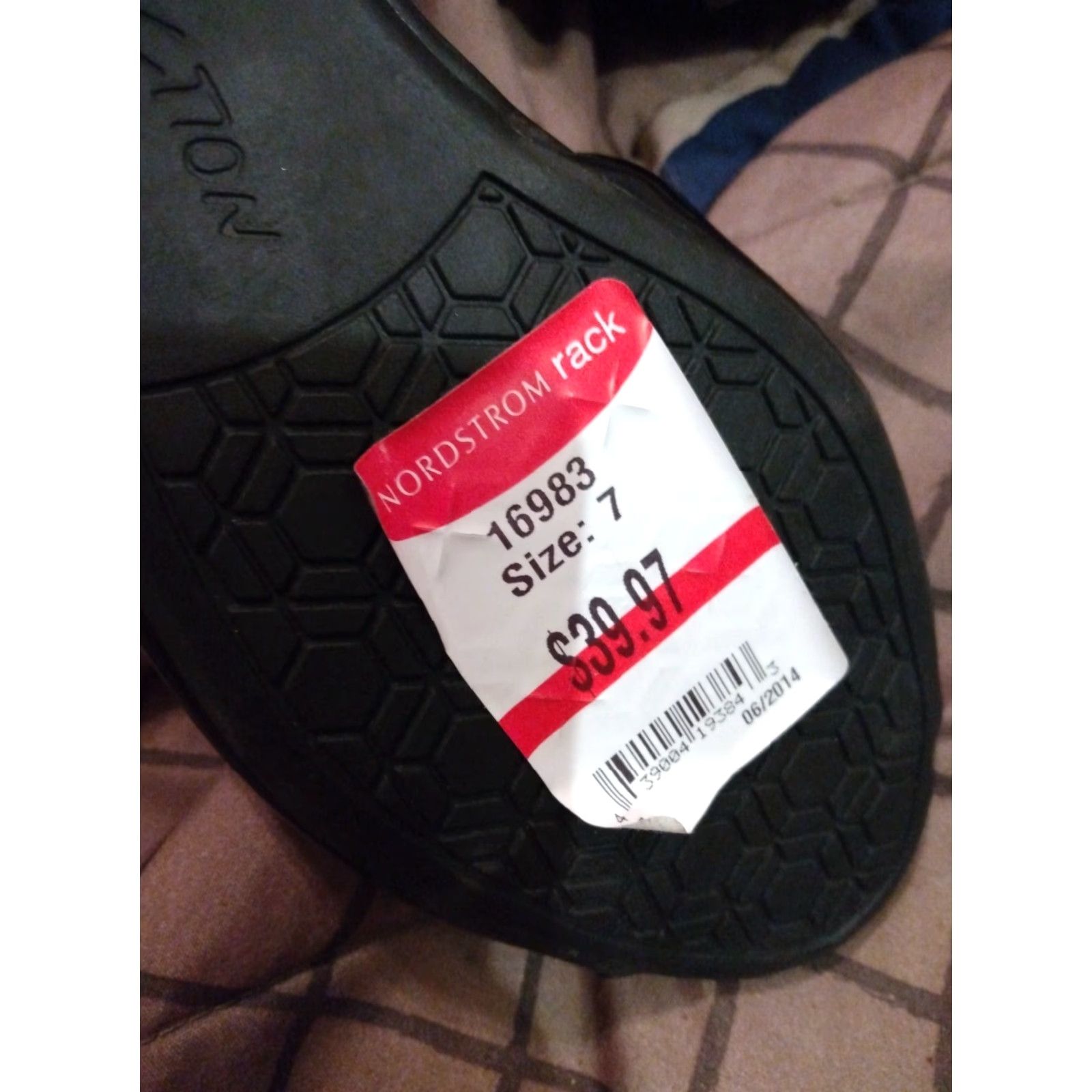 Kenneth Cole Kenneth Cole Reaction Flats Women Black Open Toed Size 7 Synthetic Shoes Size US 7 / IT 37 - 3 Thumbnail