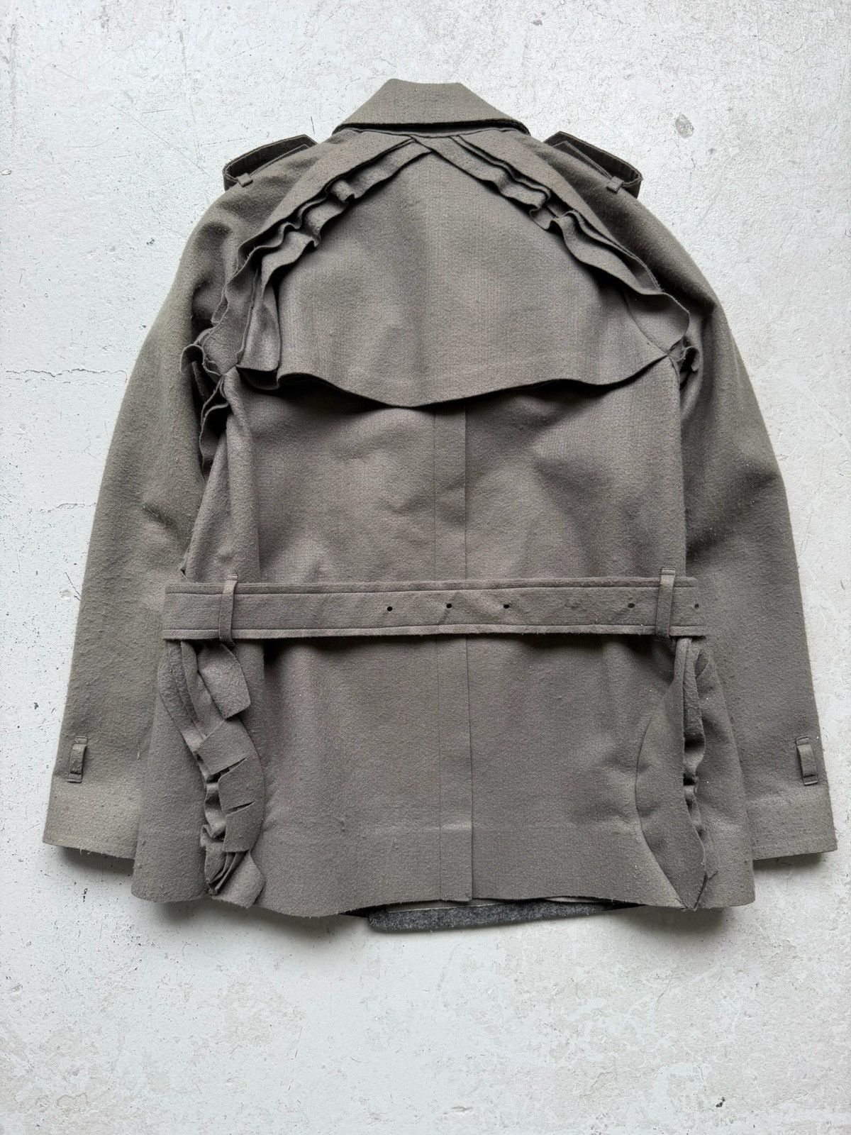 Undercover Undercover AW05 Arts & Crafts Wool Army Green Peacoat Size US S / EU 44-46 / 1 - 4 Thumbnail