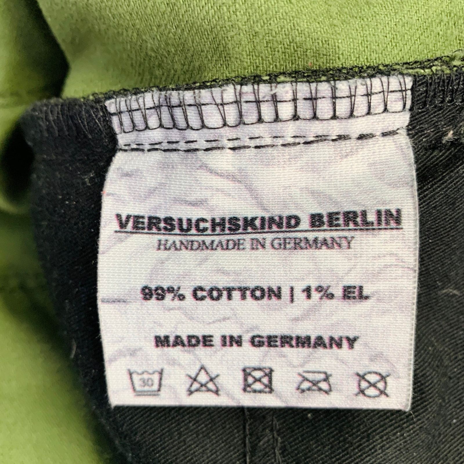 Other VERSUCHSKIND Green Grey Cotton Straight Zip Fly Jeans Size US 33 - 11 Thumbnail